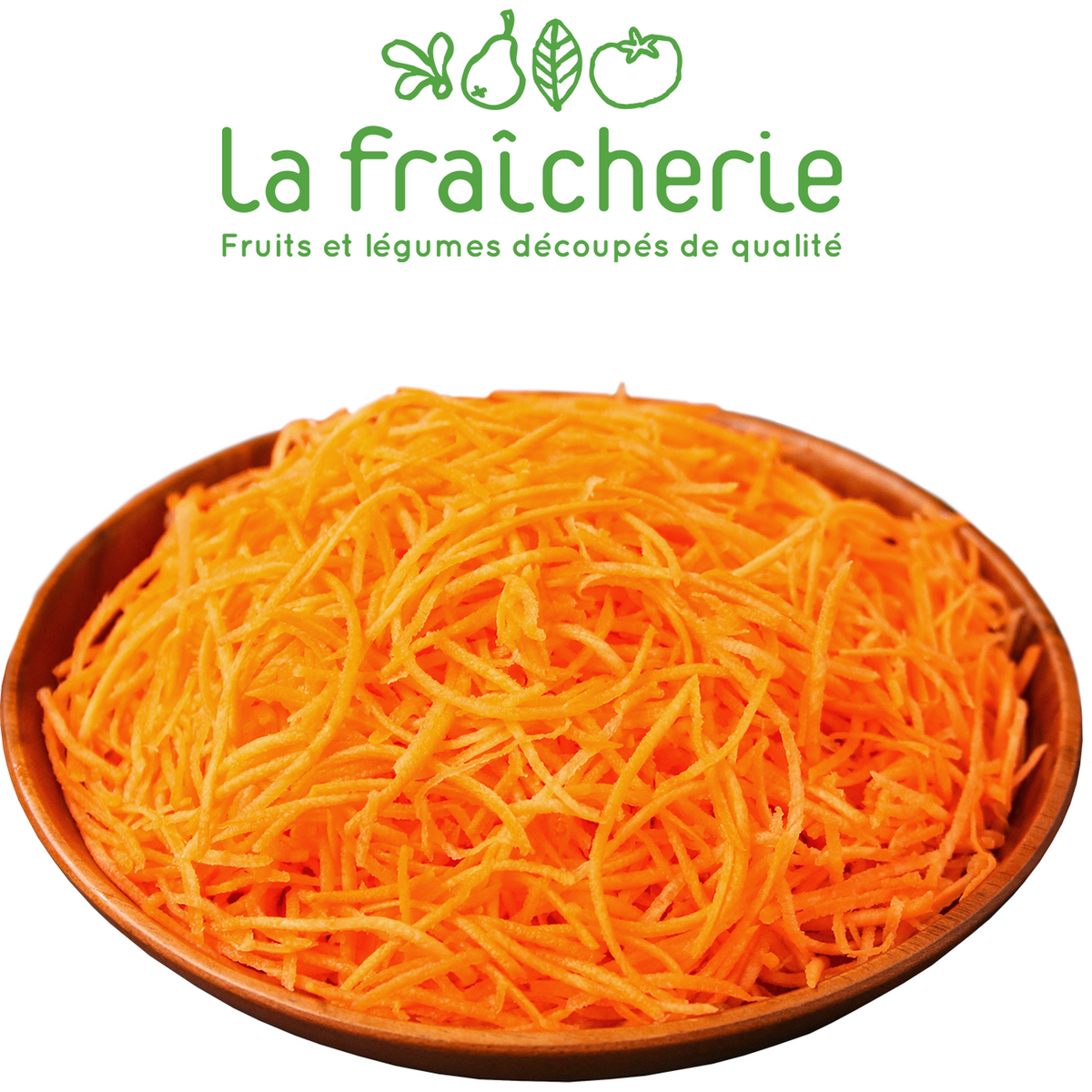 LA FRAICHERIE Carottes râpées fraîches 500g