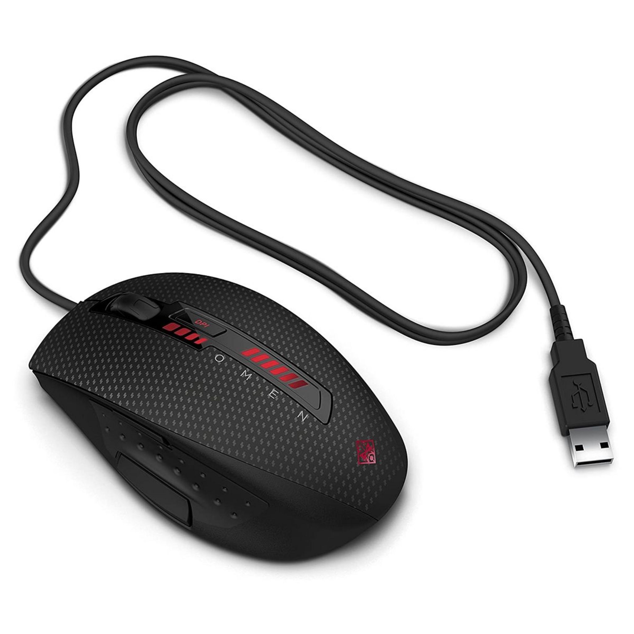 Voir la diapositive 4 : HP Souris Gaming OMEN X9000J6N88AA Noire