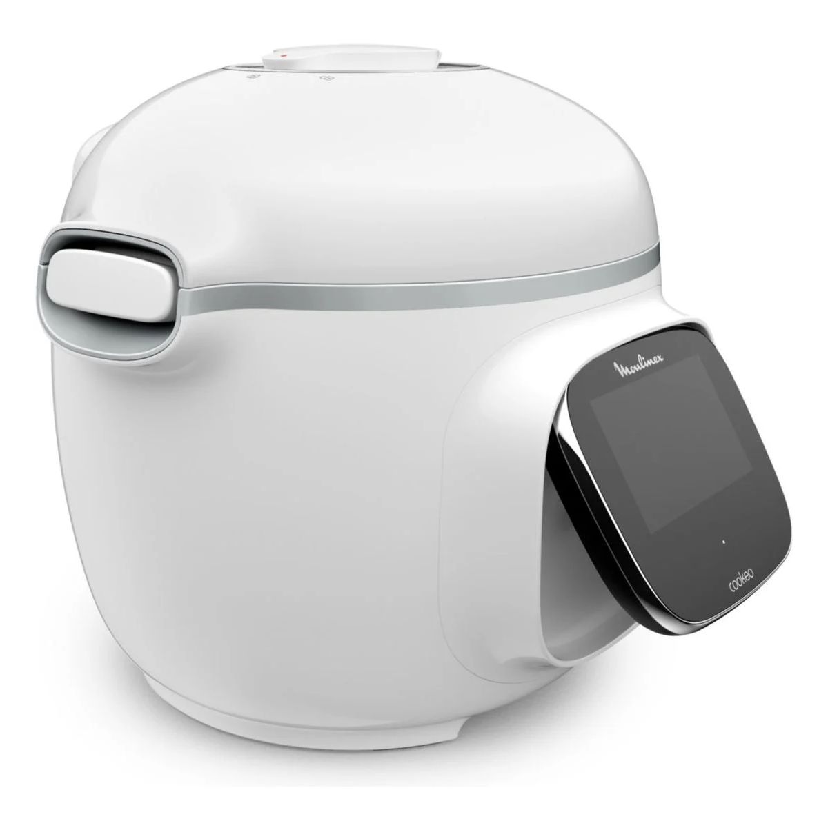 Voir la diapositive 2 : MOULINEX Multicuiseur intelligent COOKEO TOUCH Blanc 250 recettes - CE901100
