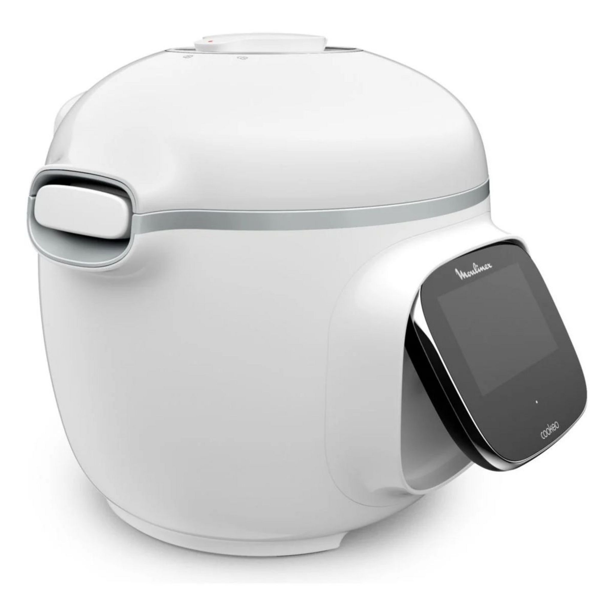 Voir la diapositive 2 : MOULINEX Multicuiseur intelligent COOKEO TOUCH Blanc 250 recettes - CE901100