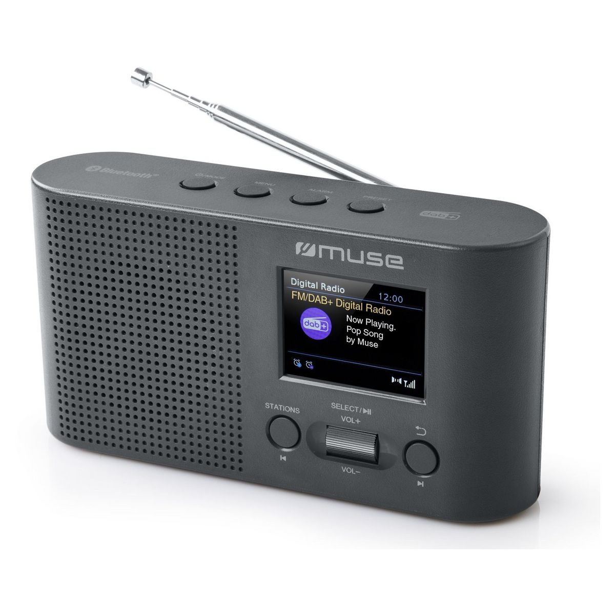 MUSE Radio portable numérique - Gris - M-112 DBT