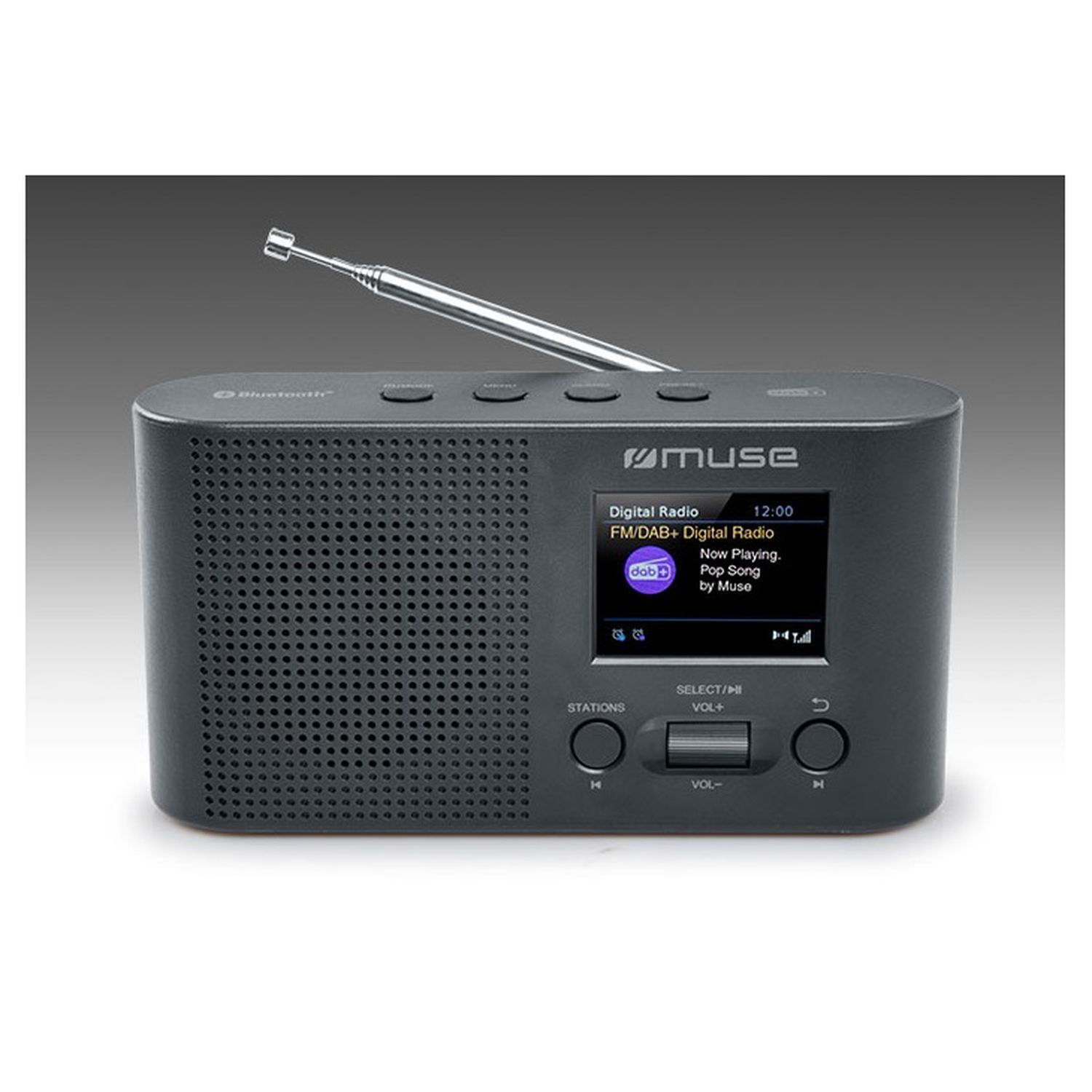 Voir la diapositive 2 : MUSE Radio portable numérique - Gris - M-112 DBT
