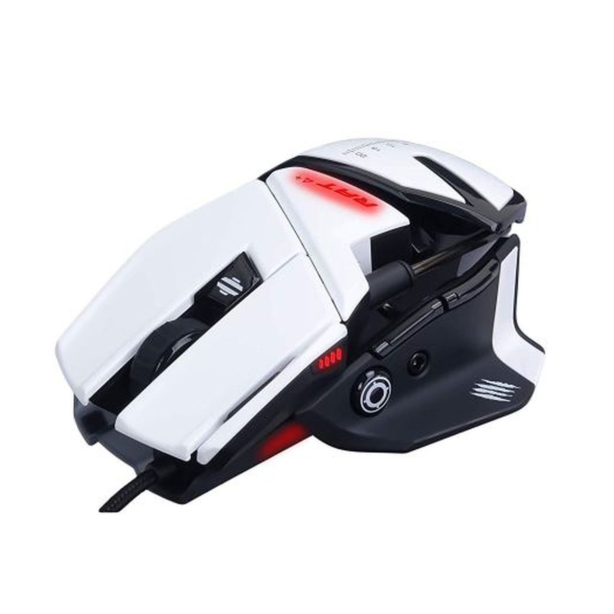 Voir la diapositive 1 : MADCATZ Souris Gaming RAT 4+ Blanche