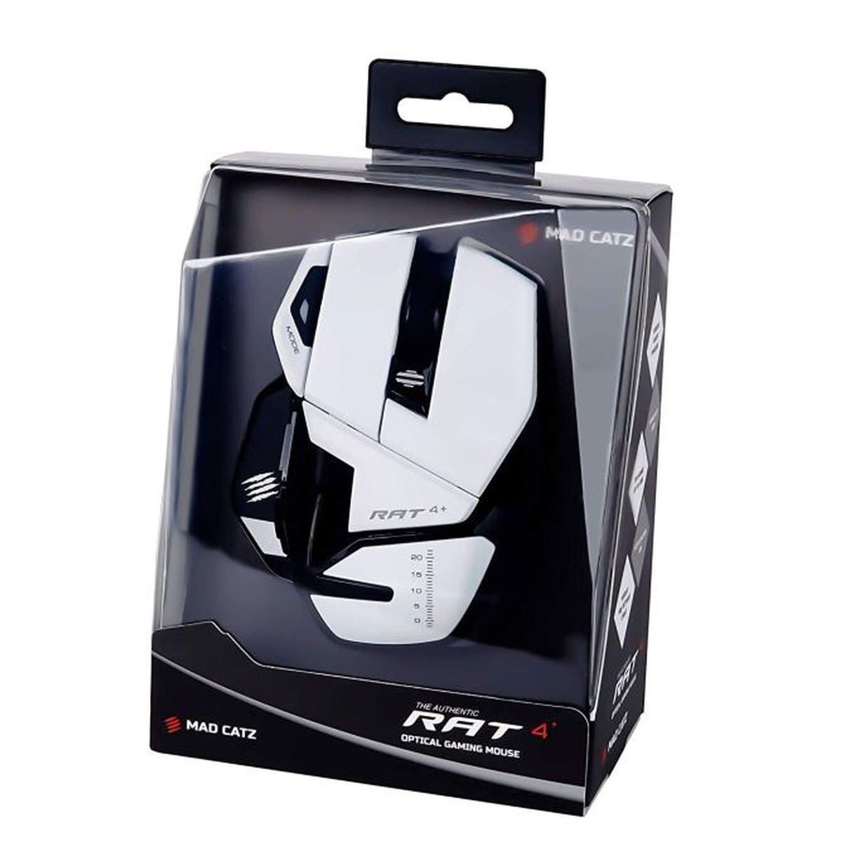 Voir la diapositive 4 : MADCATZ Souris Gaming RAT 4+ Blanche