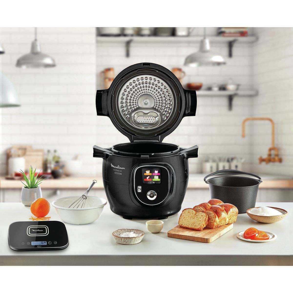 MOULINEX Multicuiseur intelligent COOKEO Mega Connect+ CE589800 - Noir