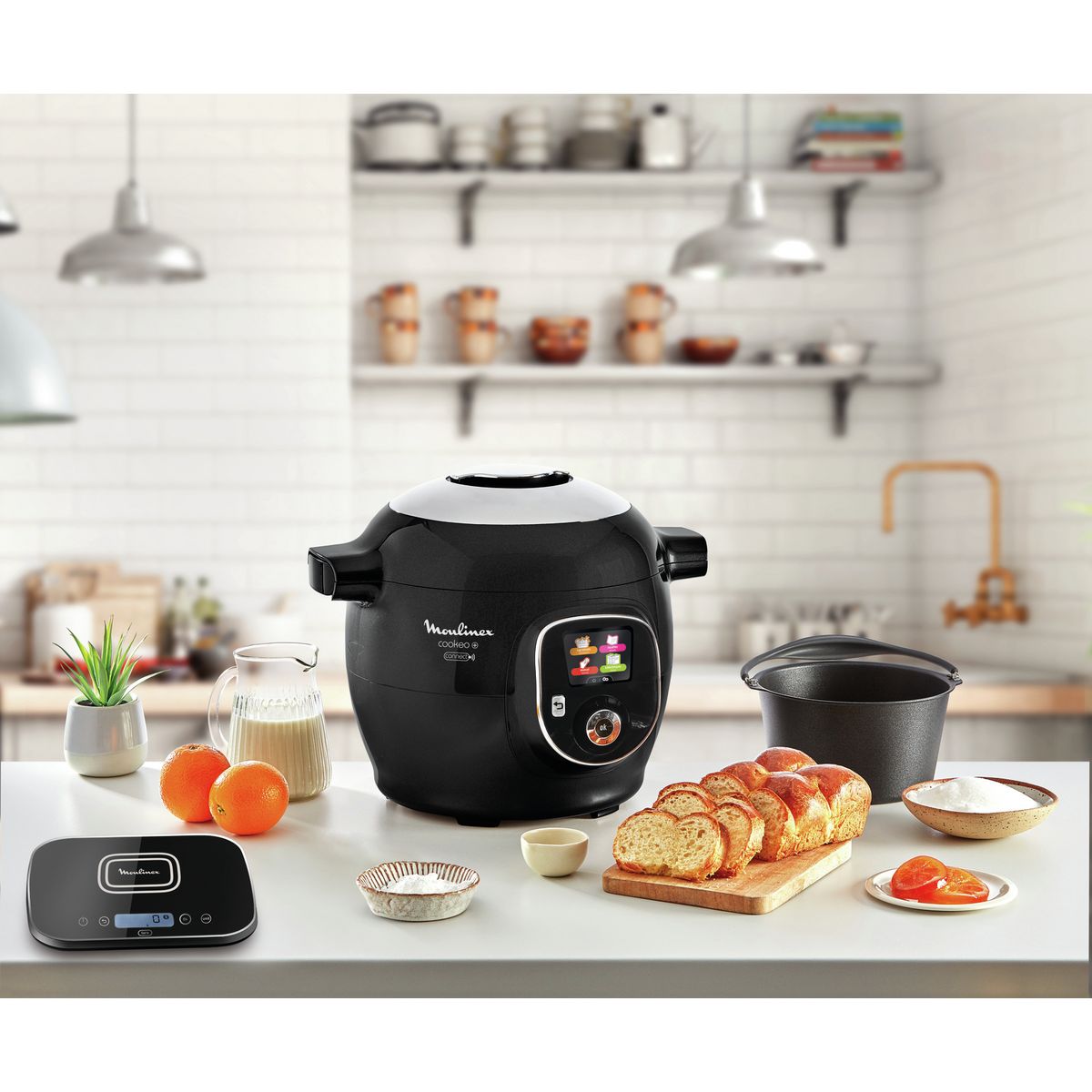 MOULINEX Multicuiseur intelligent COOKEO Mega Connect+ CE589800 - Noir