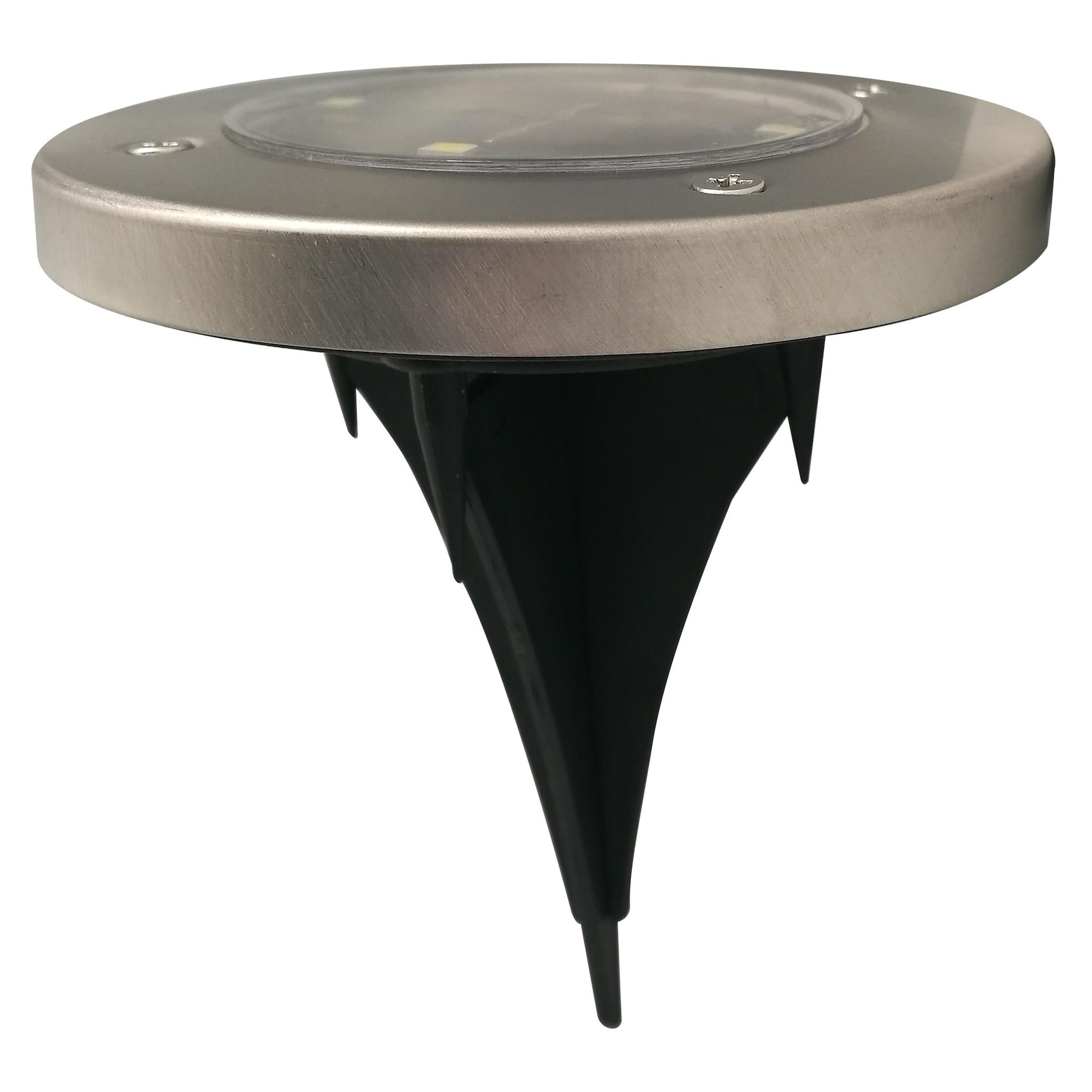 Voir la diapositive 3 : GARDENSTAR Lot de 4 spots solaires inox