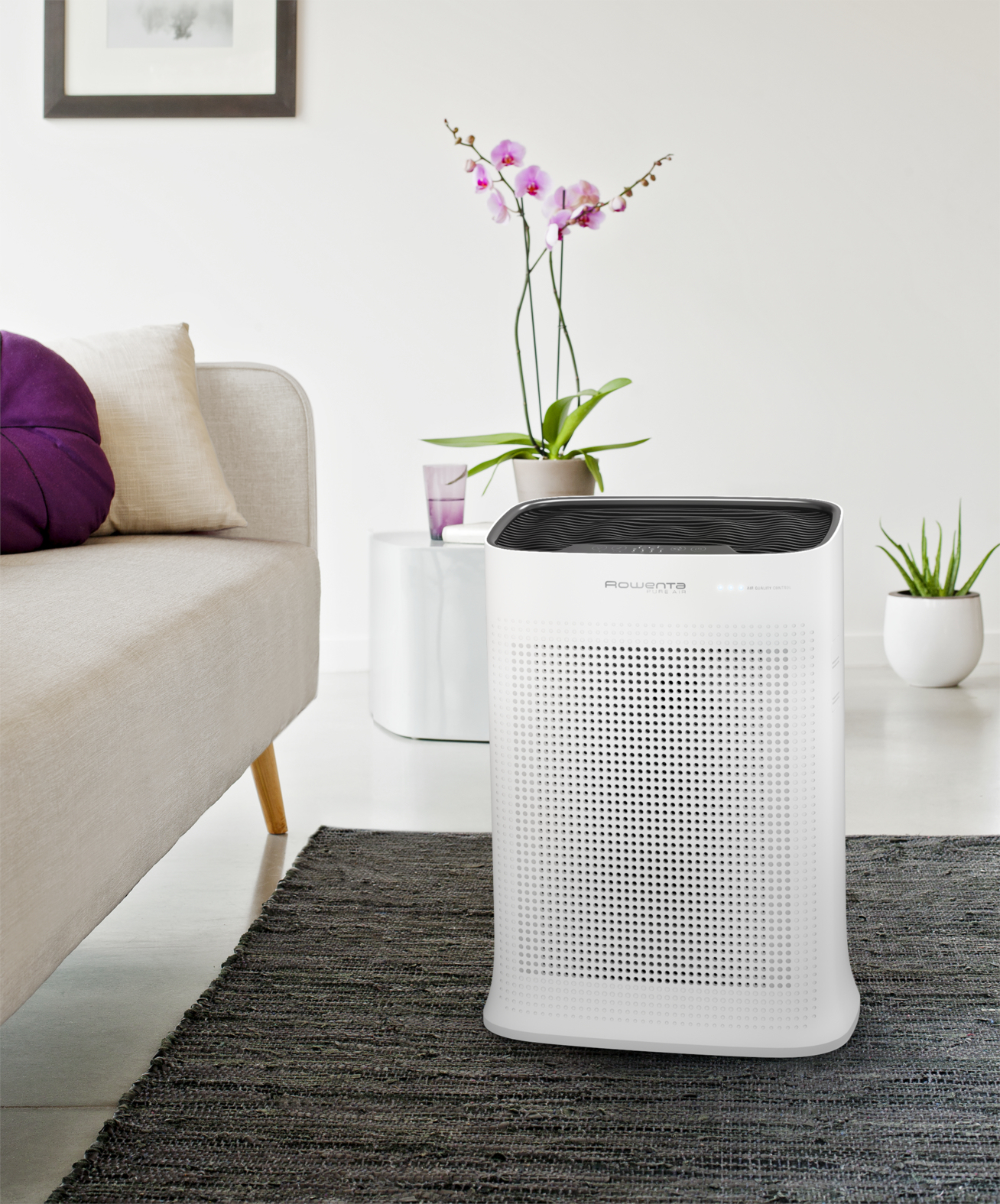 Voir la diapositive 6 : ROWENTA Purificateur d'air PU3040F0- Blanc