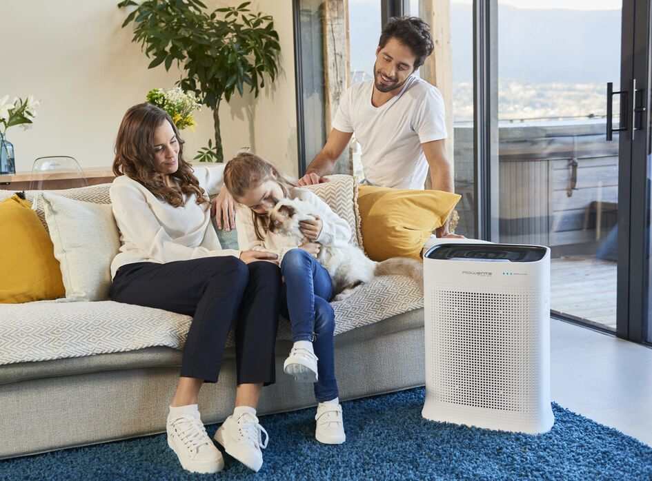 Voir la diapositive 11 : ROWENTA Purificateur d'air PU3040F0- Blanc