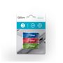 Voir la diapositive 1 : QILIVE Lot de 3 clés USB - 16 Go - Bleu, Rose, Vert