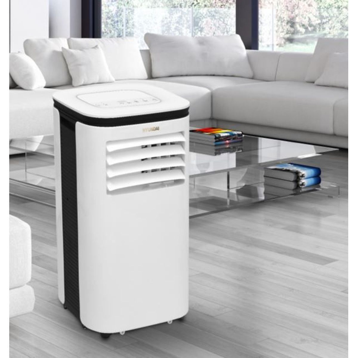 HYUNDAI Climatiseur mobile HY-CLM09KR - Blanc