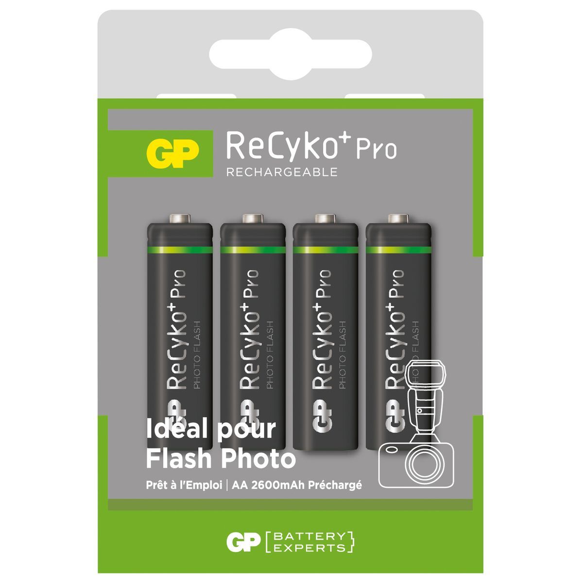 GP Piles AA 2600MAH RECYKOPRO 201155X4
