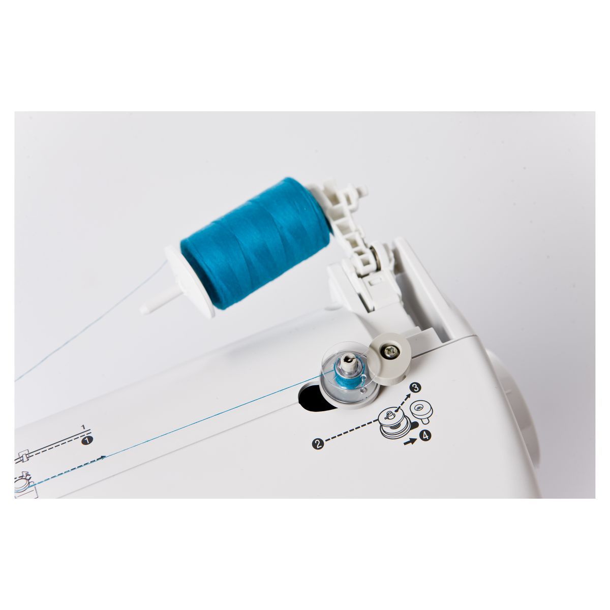 BROTHER Machine à coudre KE20VM1 - Blanc