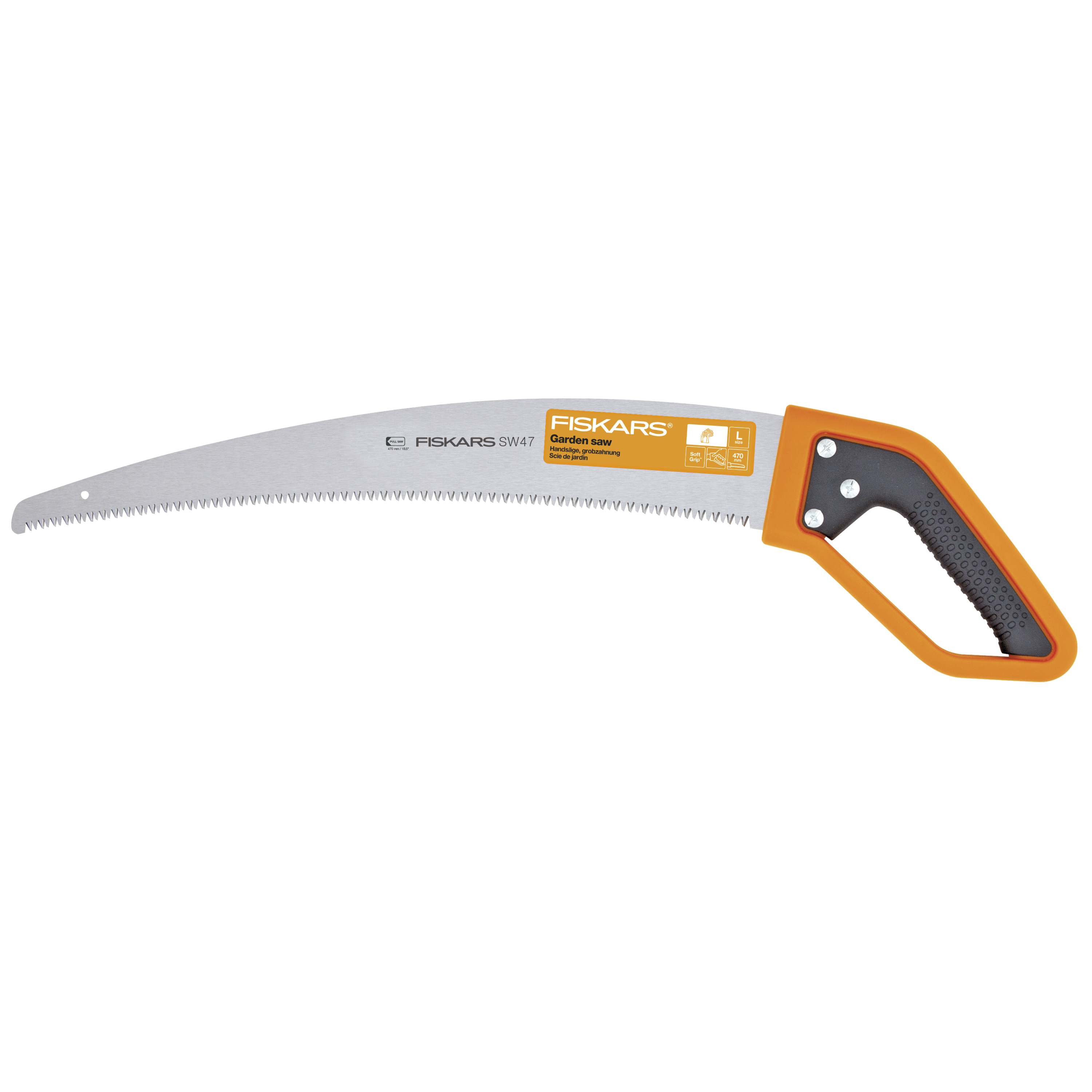 Voir la diapositive 2 : FISKARS Scie à lame fixe - 47cm - SW47