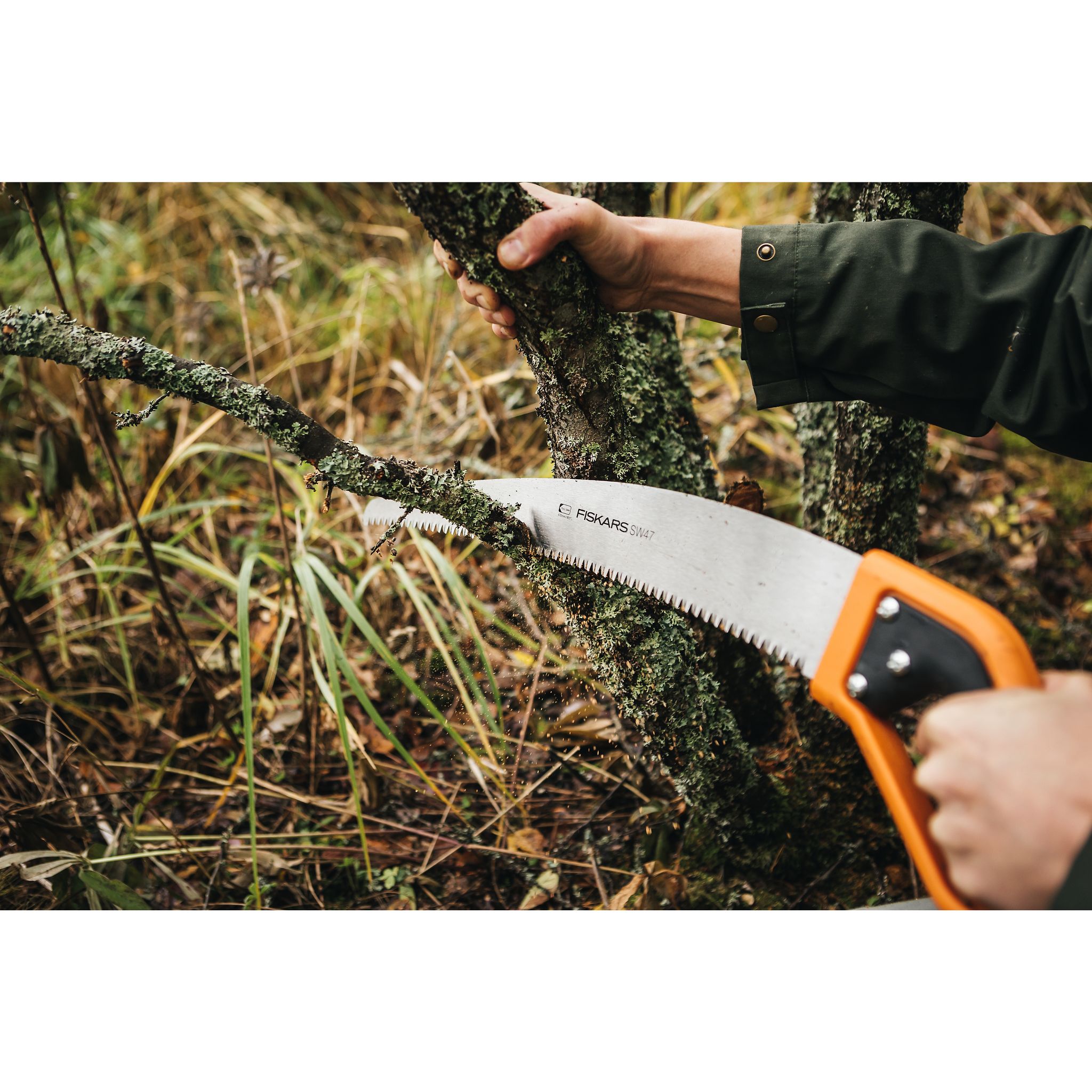 Voir la diapositive 4 : FISKARS Scie à lame fixe - 47cm - SW47