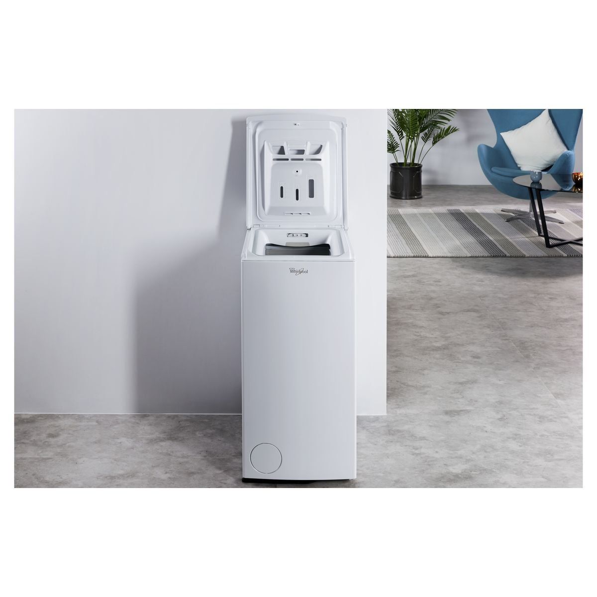 WHIRLPOOL Lave linge top TDLR6237 FR/N, 6 kg, 1200 T/min