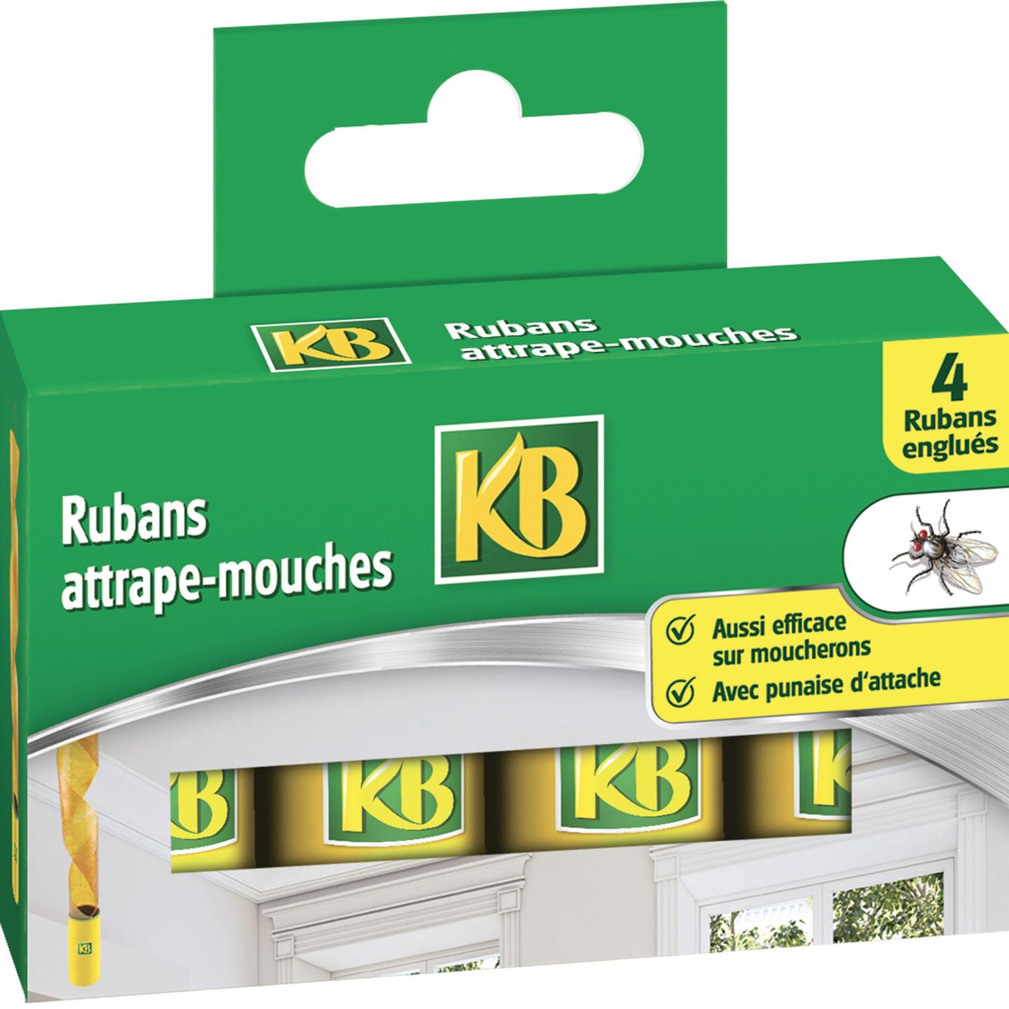 KB Ruban attrape mouche x4