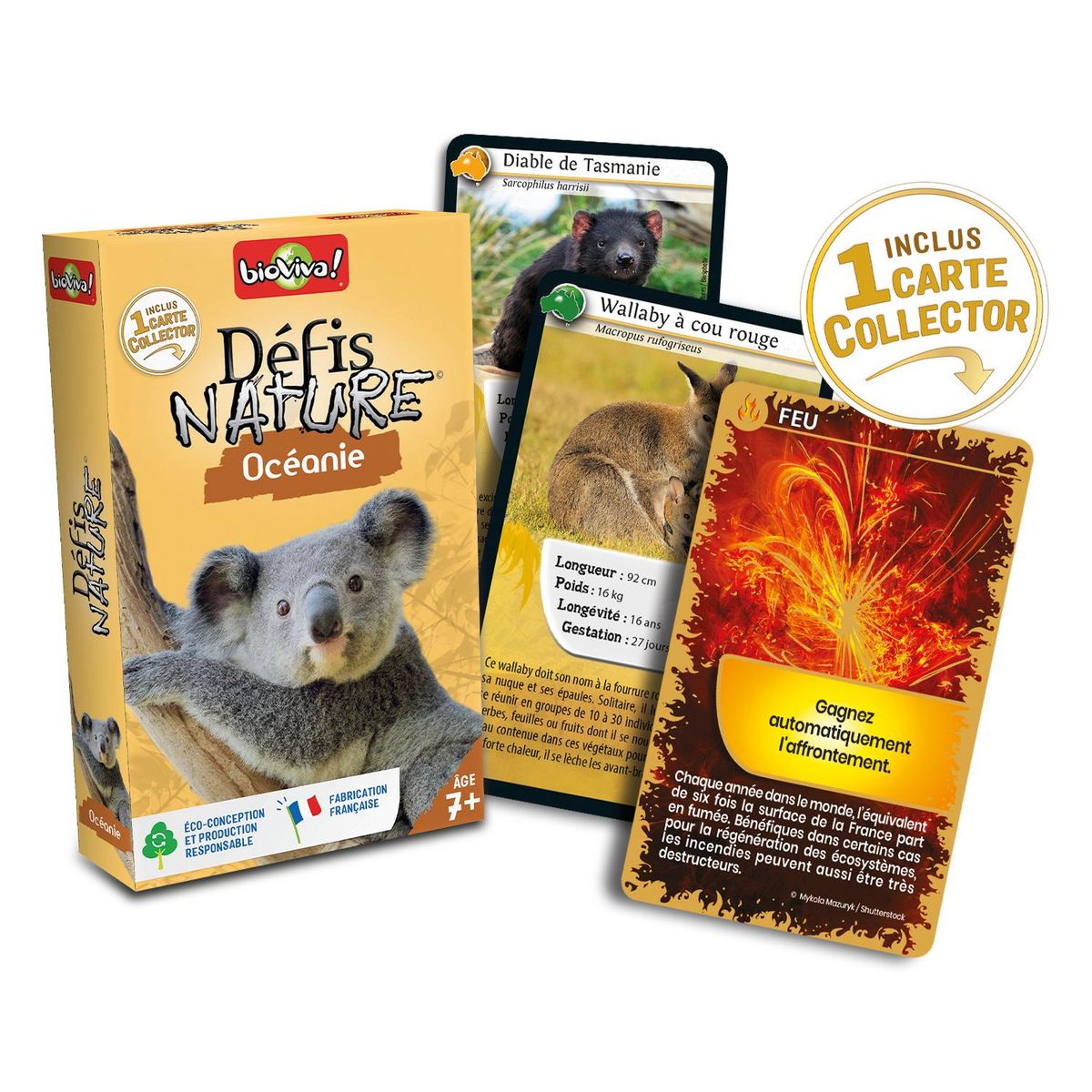 BIOVIVA Défis Nature Océanie 36 cartes collector