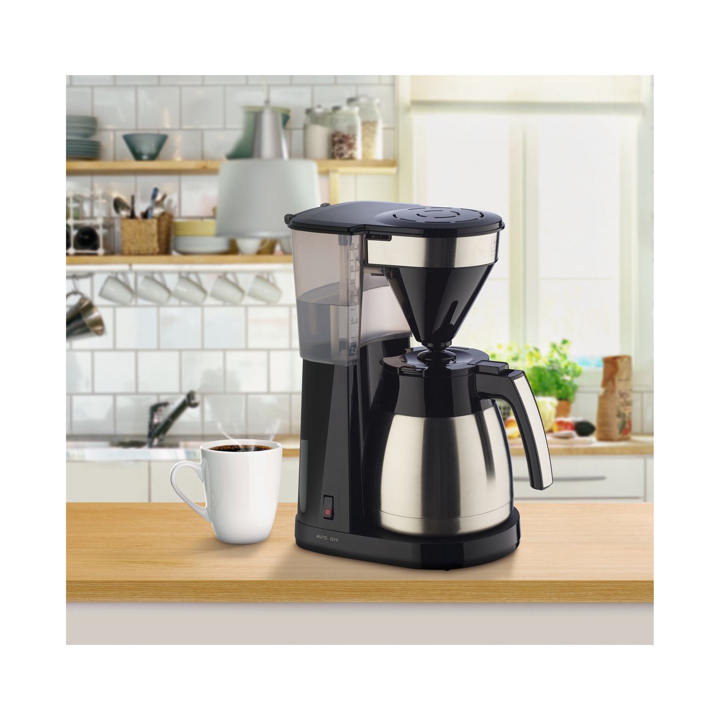 Voir la diapositive 2 : MELITTA Cafetière à filtre isotherme 1023 10 - Noir