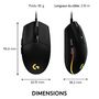 Voir la diapositive 7 : LOGITECH Souris Gaming G203 LIGHTSYNC Filaire RVB