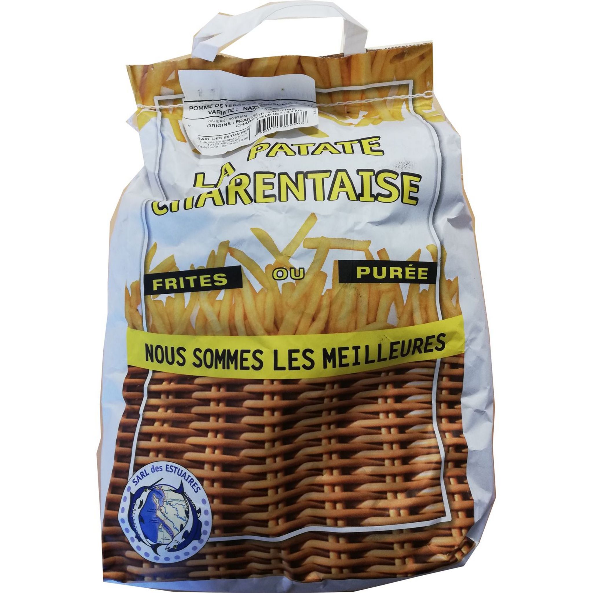 Pommes de terre spéciales frites ou purée sac 3,5kg