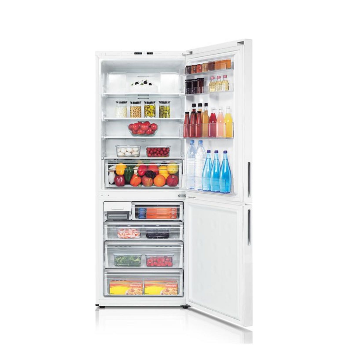 SAMSUNG Réfrigérateur combiné RL4323RBAWW, Froid ventilé No frost - Blanc