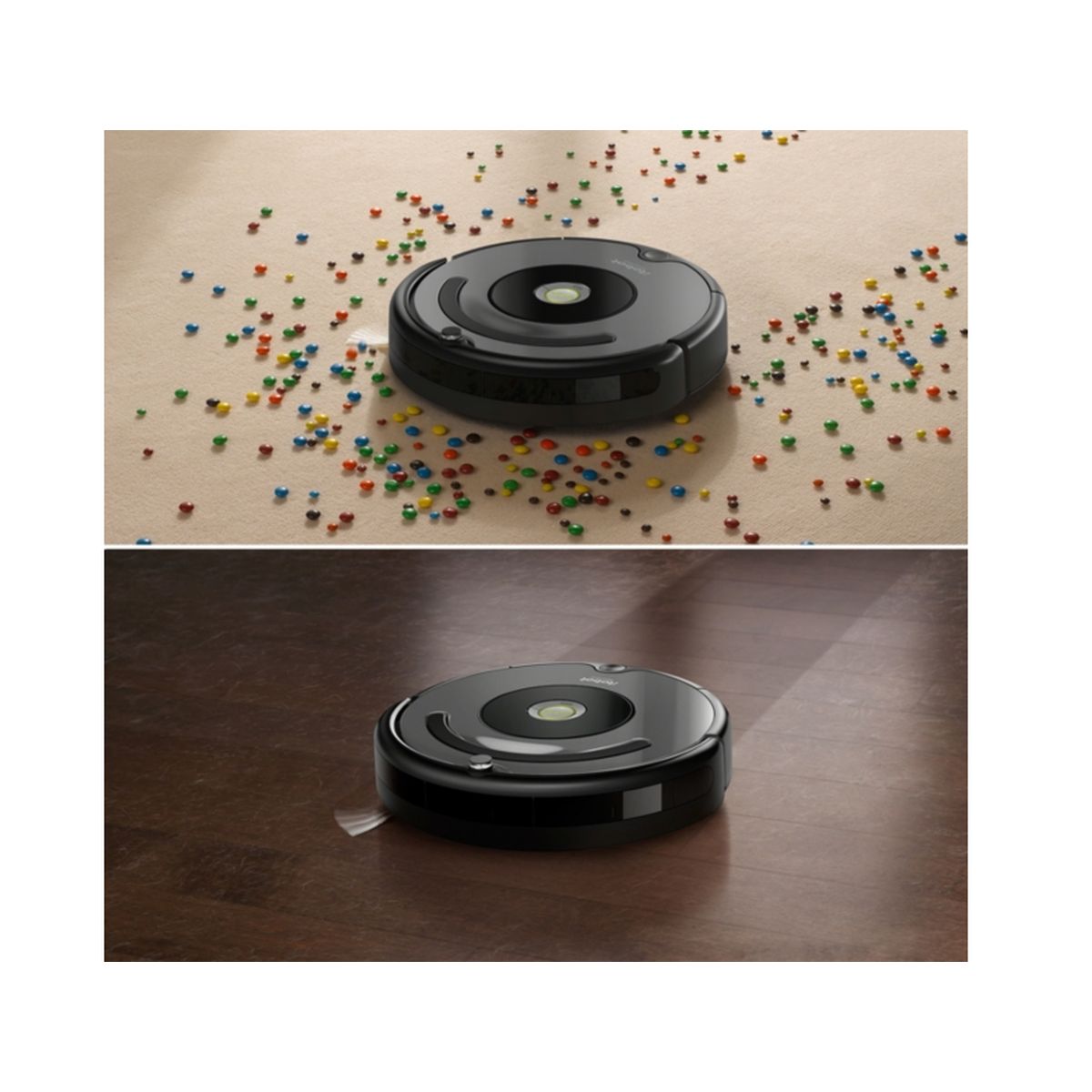 Voir la diapositive 2 : IROBOT Aspirateur robot connecté ROOMBA R697 - Noir