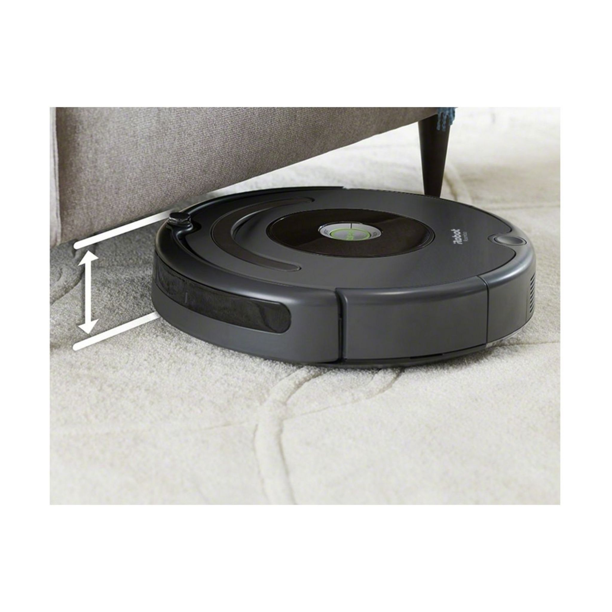 Voir la diapositive 4 : IROBOT Aspirateur robot connecté ROOMBA R697 - Noir