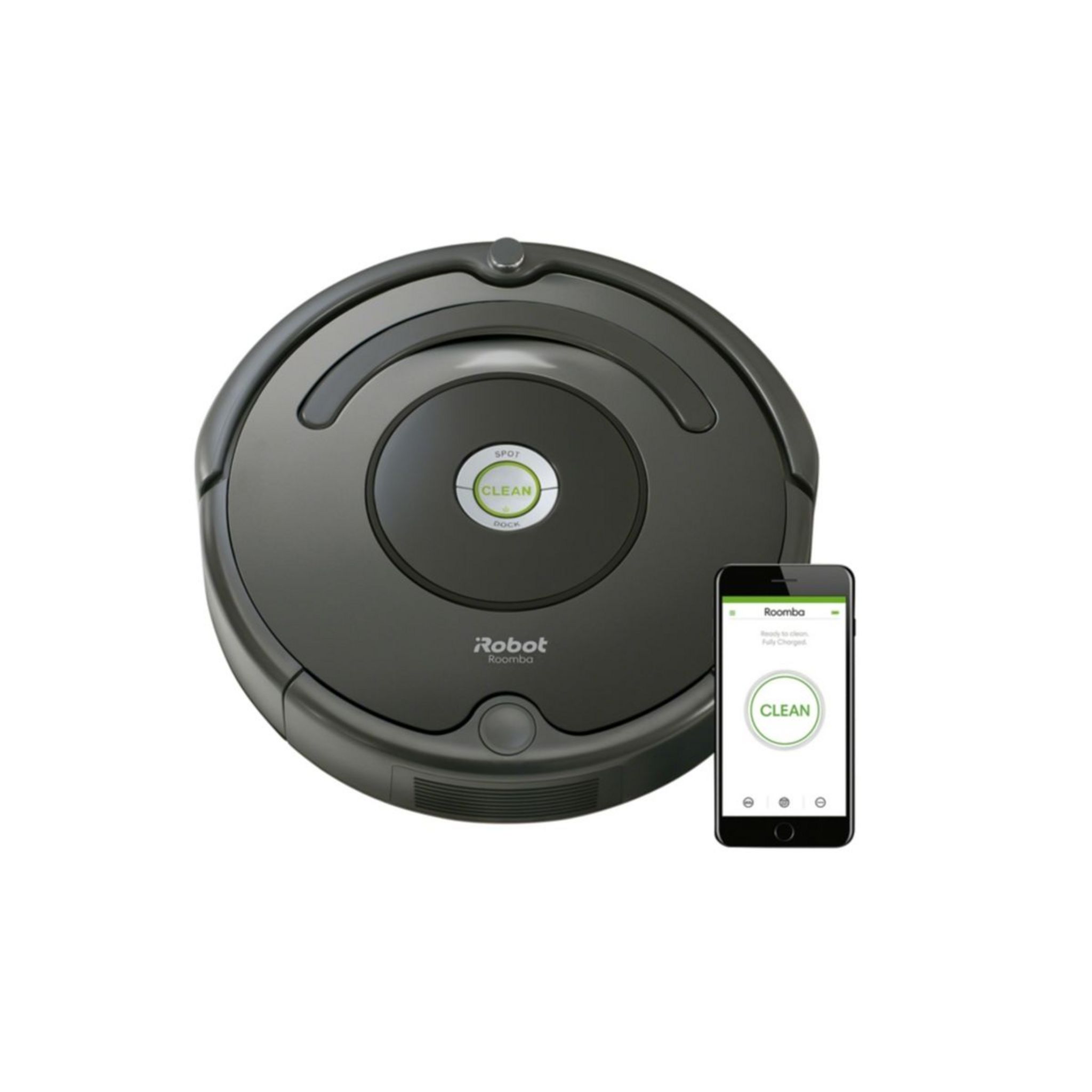 Voir la diapositive 5 : IROBOT Aspirateur robot connecté ROOMBA R697 - Noir