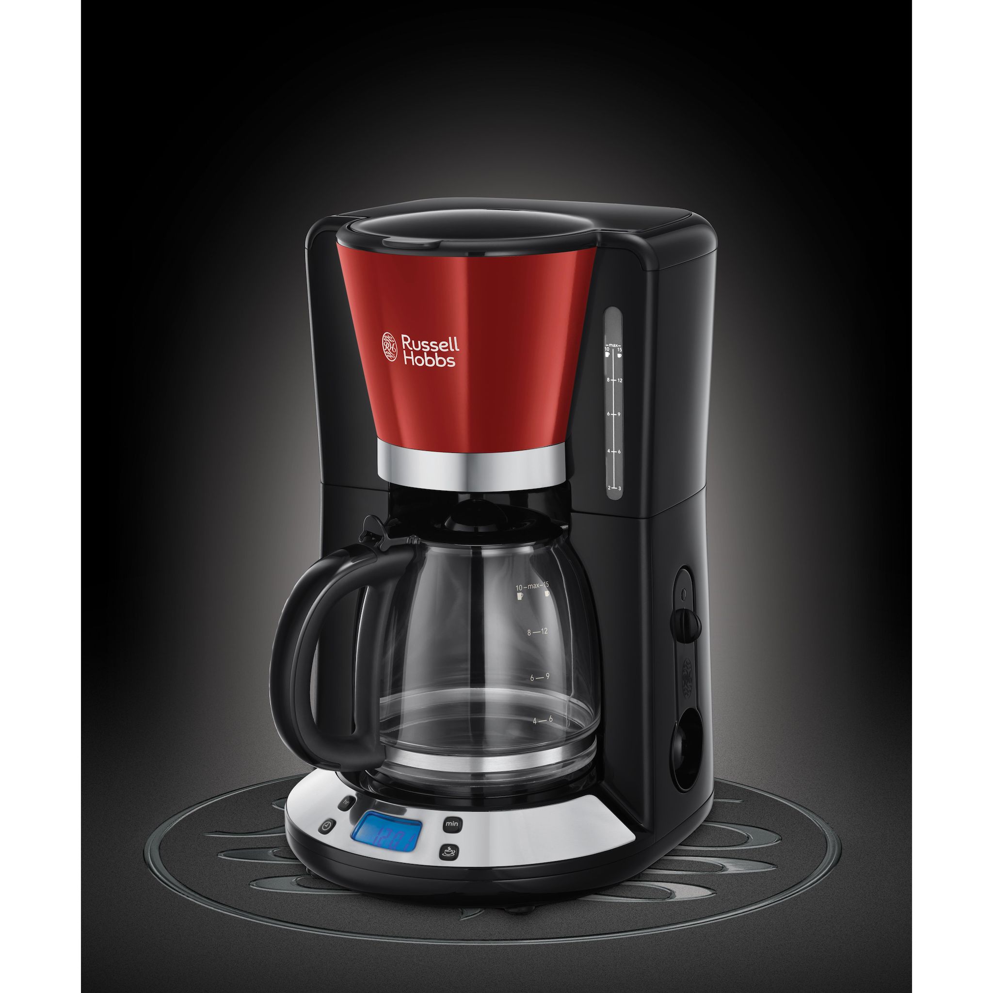 Voir la diapositive 3 : RUSSELL HOBBS Cafetière à filtre 24031-56 - Rouge - colors plus