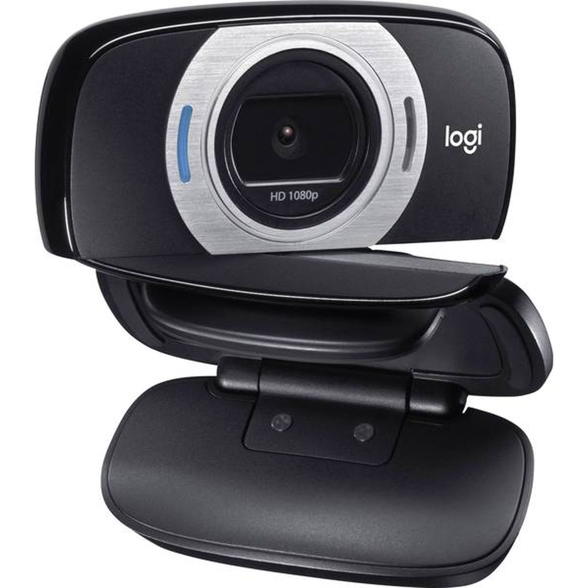 Voir la diapositive 4 : LOGITECH WEBCAM HD C615 Noire et aluminium