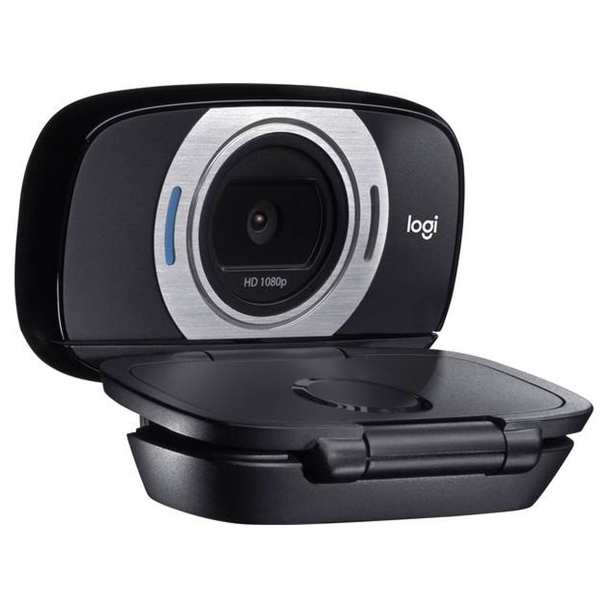 Voir la diapositive 5 : LOGITECH WEBCAM HD C615 Noire et aluminium