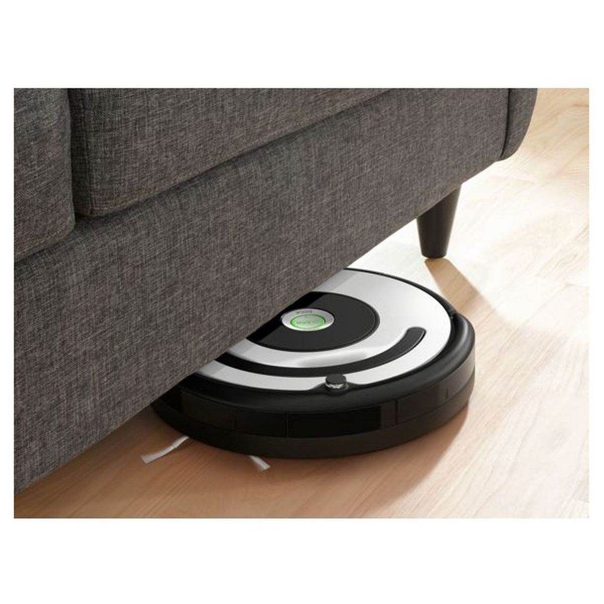 IROBOT Aspirateur robot connecté Roomba R675040 - Blanc et noir