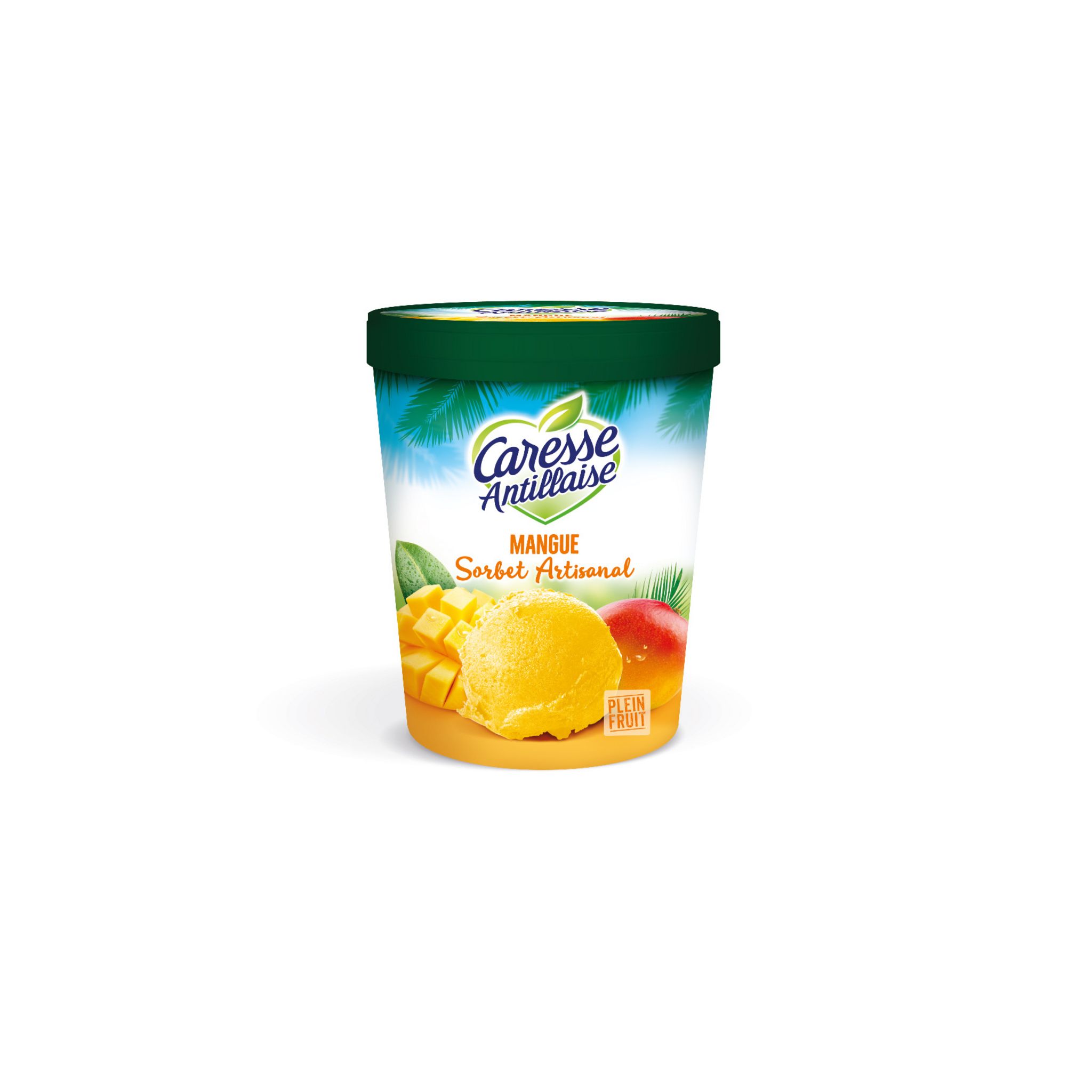 CARESSE ANTILLAISE Sorbet mangue artisanal 300g