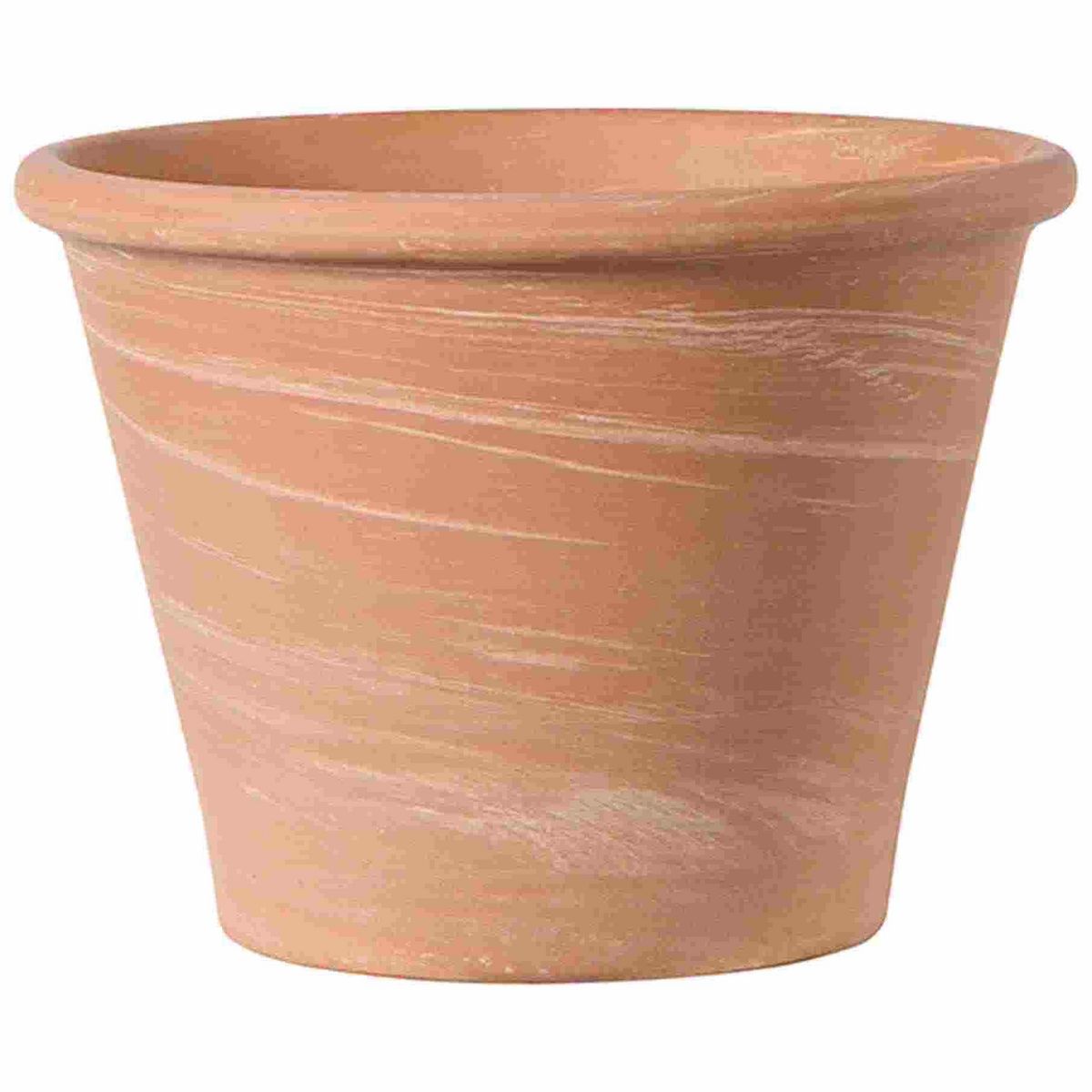 Pot en terre cuite Duo White  ø17 cm - Terre cuite