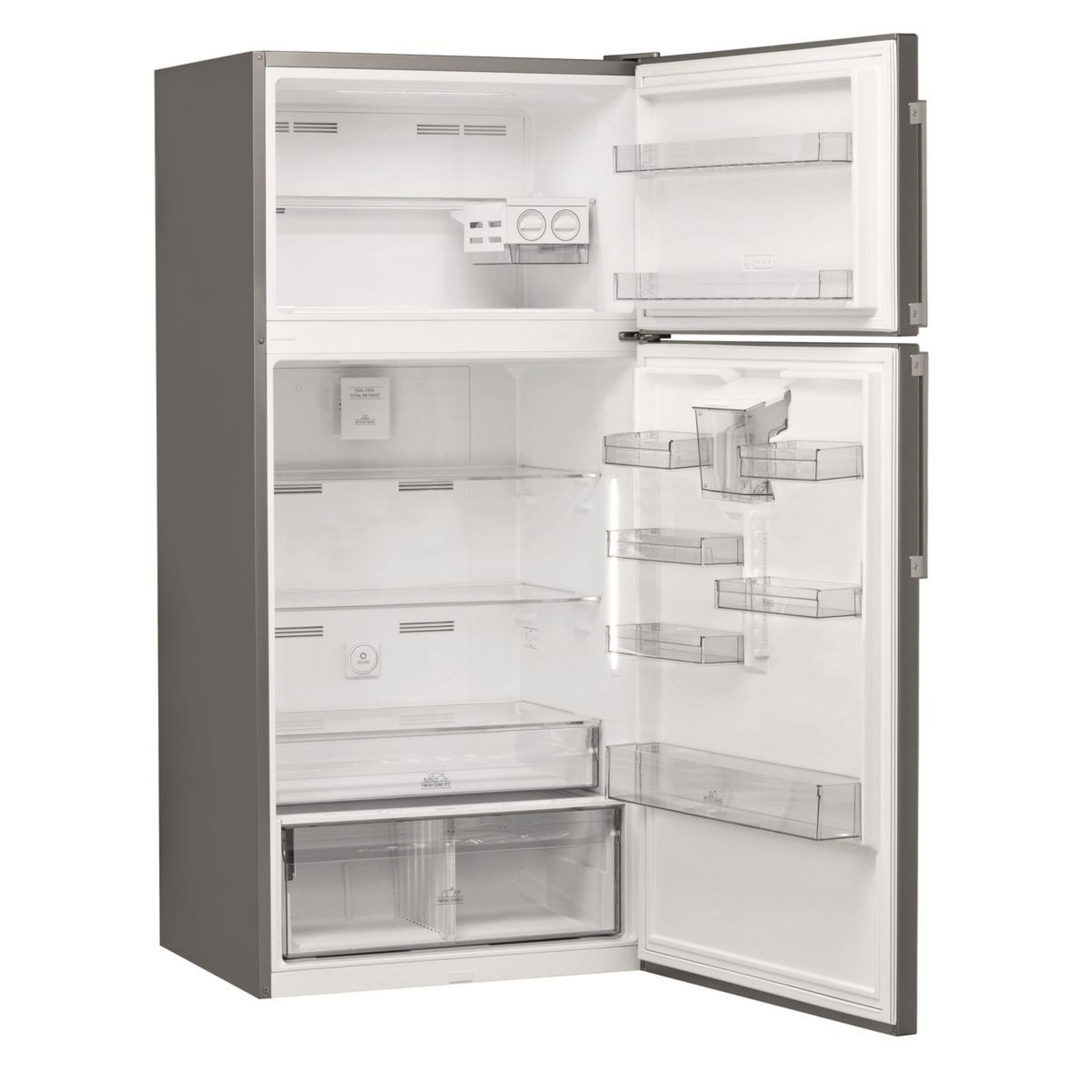 Voir la diapositive 4 : HOTPOINT Réfrigérateur combiné HA84TE31XO3AQUA, 574 L, Froid ventilé No frost