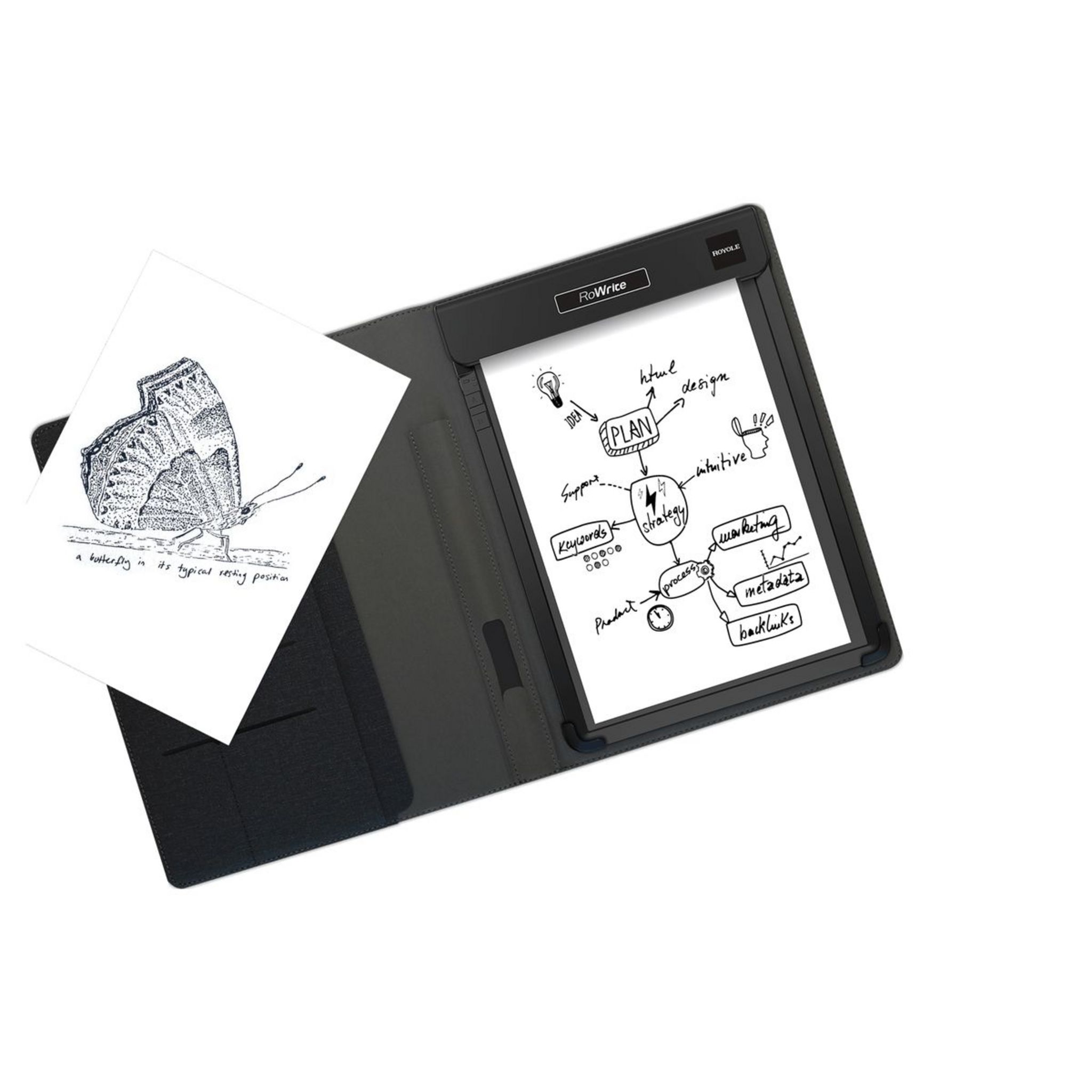 Voir la diapositive 3 : ROYOLE Royole Rowwrite - Noir