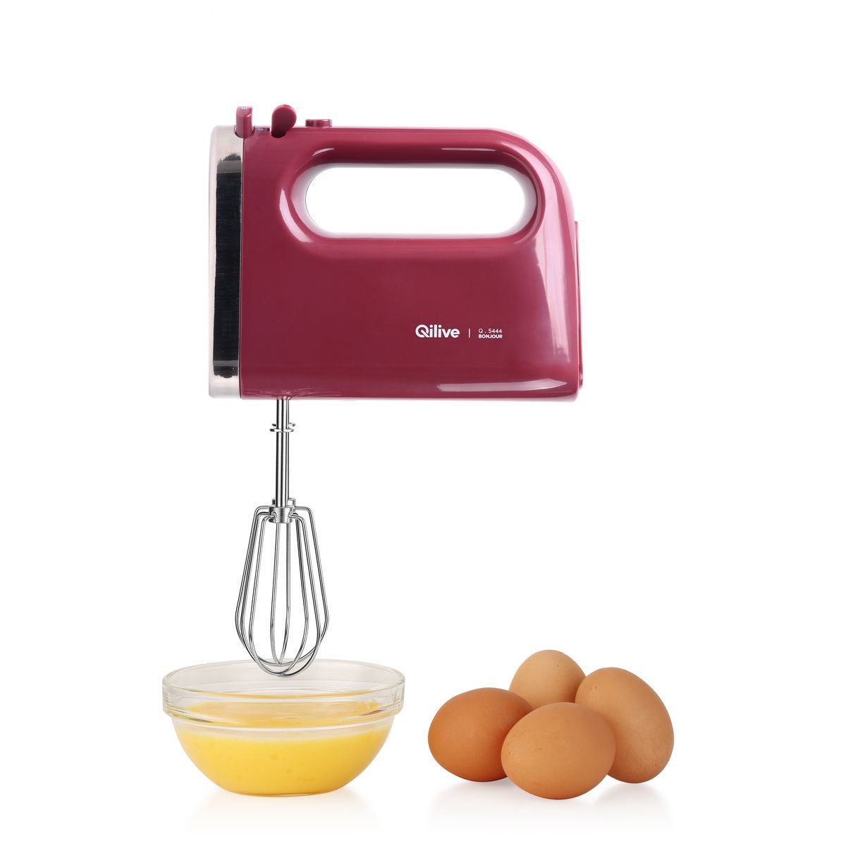 QILIVE Batteur électrique 71912 - Rouge