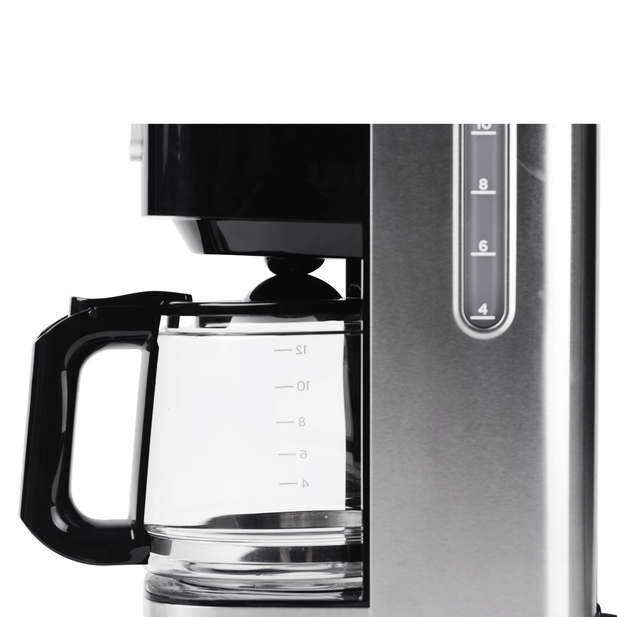 QILIVE Cafetière à filtre 77177 - Inox et noir