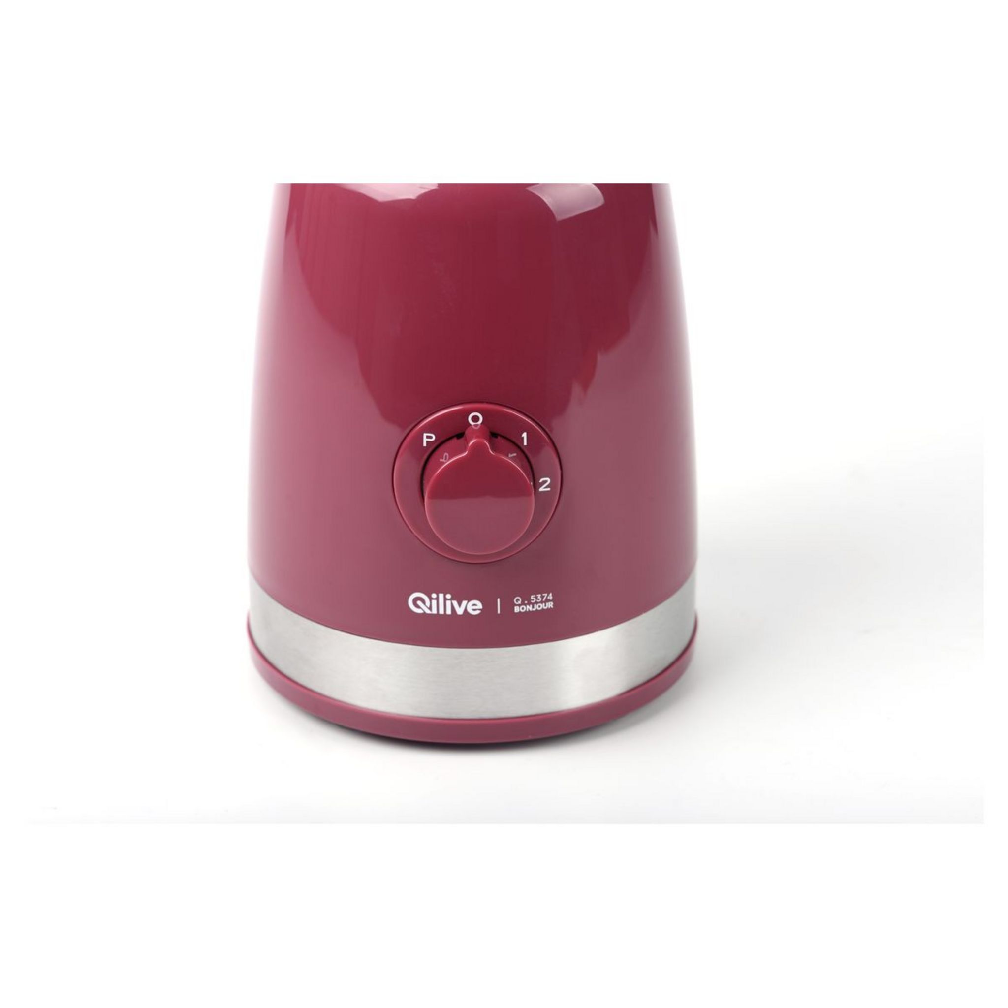 Voir la diapositive 2 : QILIVE Blender bol en verre 71926 - Rouge