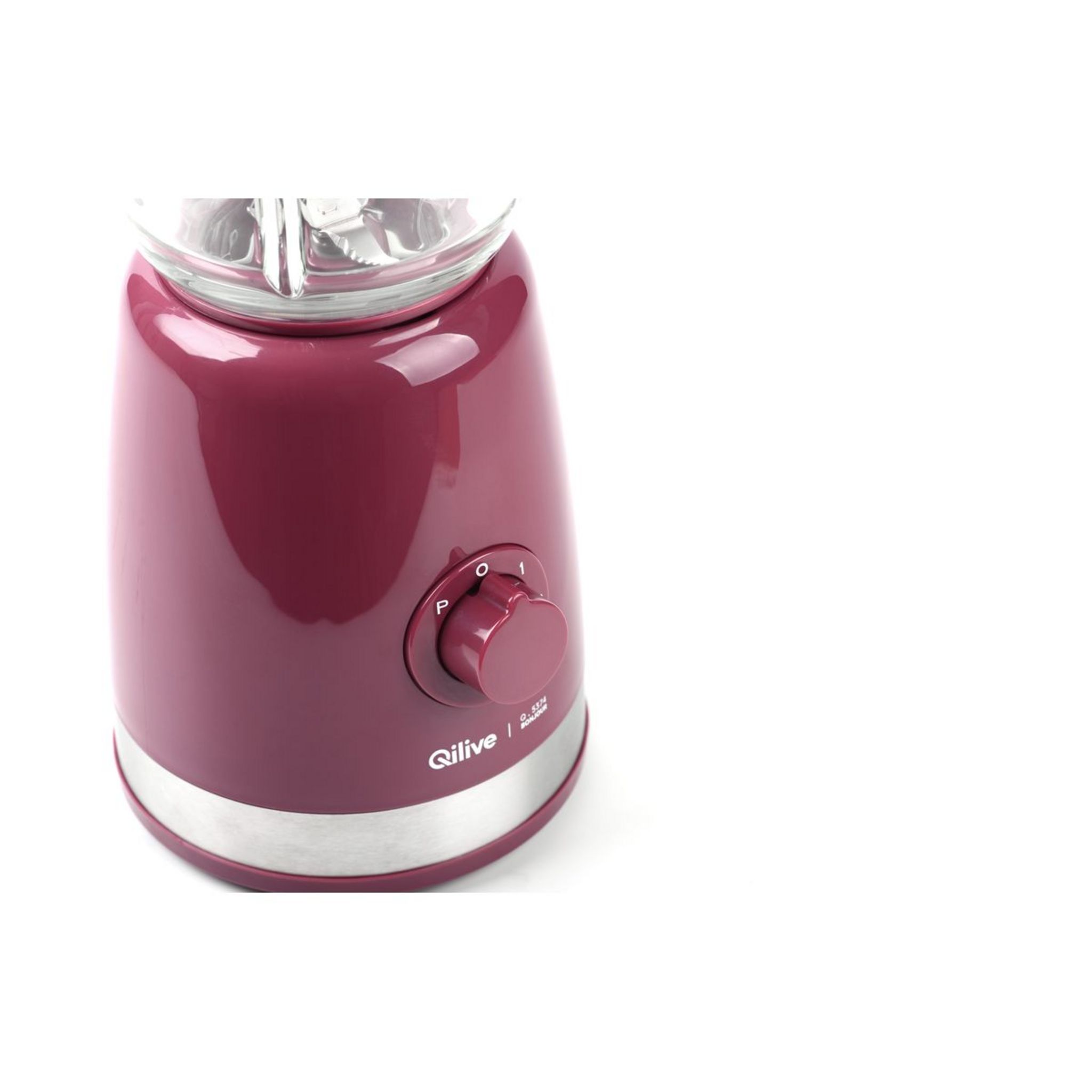 Voir la diapositive 4 : QILIVE Blender bol en verre 71926 - Rouge