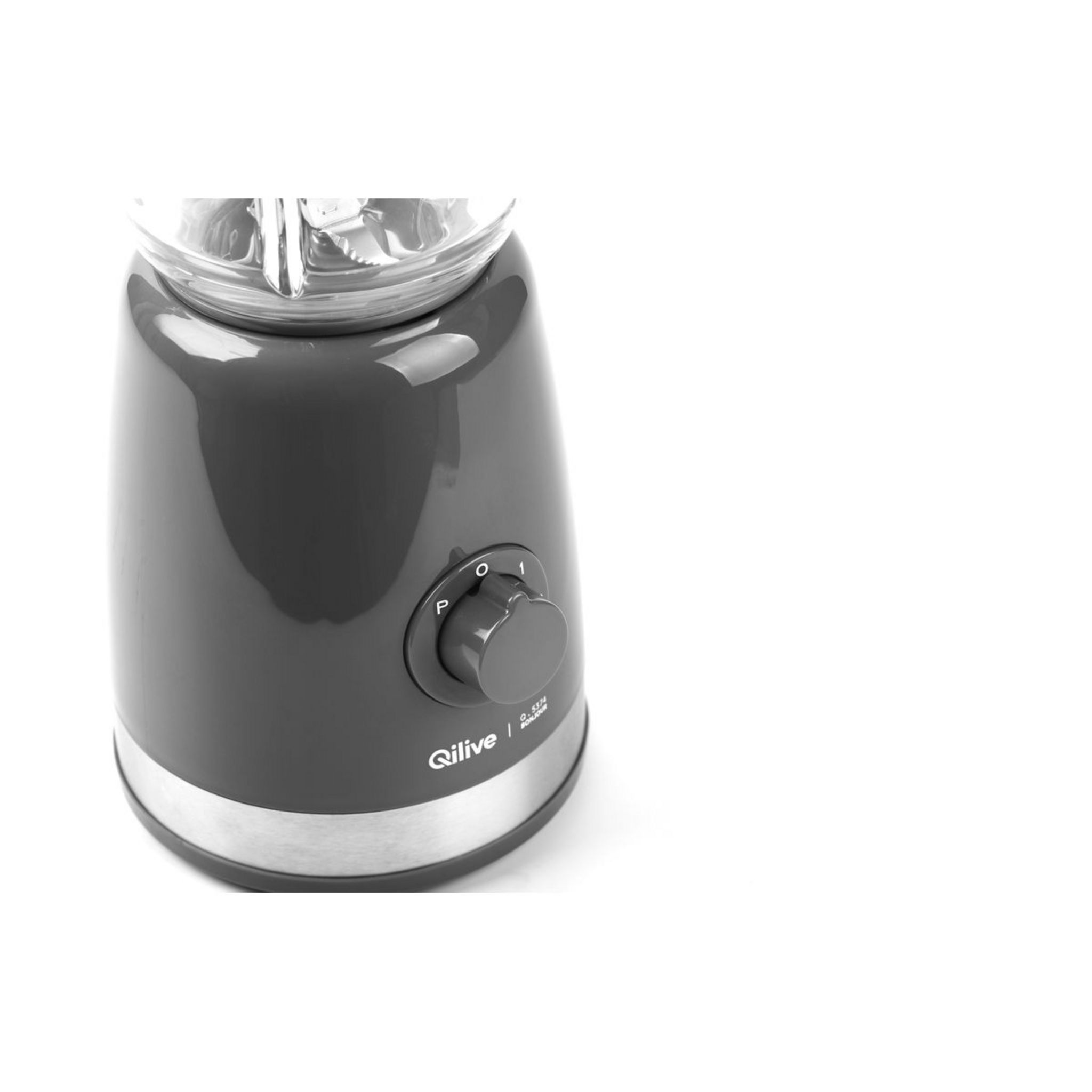 Voir la diapositive 3 : QILIVE Blender bol en verre 79256 - Gris