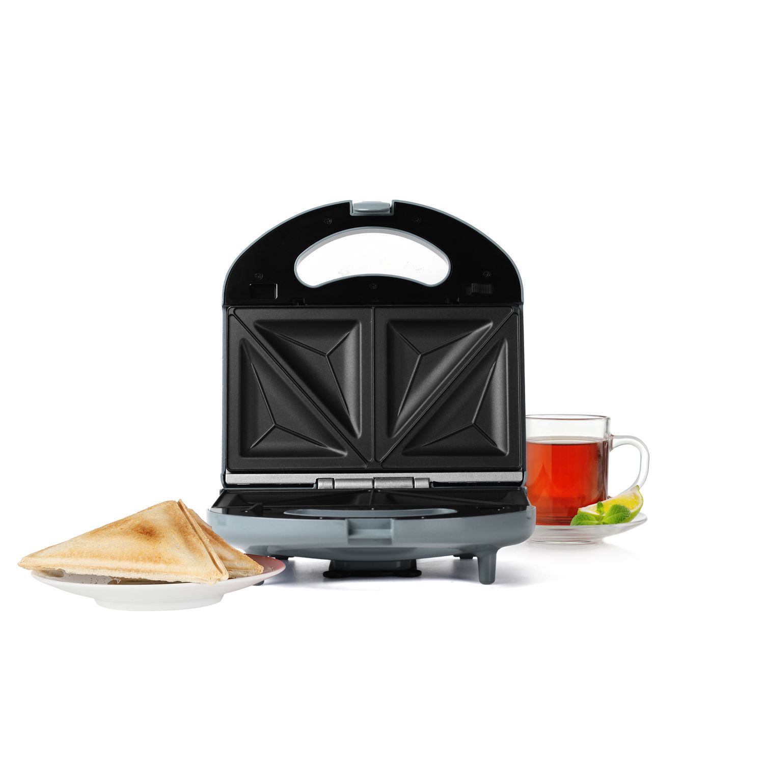 Voir la diapositive 5 : QILIVE Appareil à sandwich 3 en 1 Q.5116 - Bleu