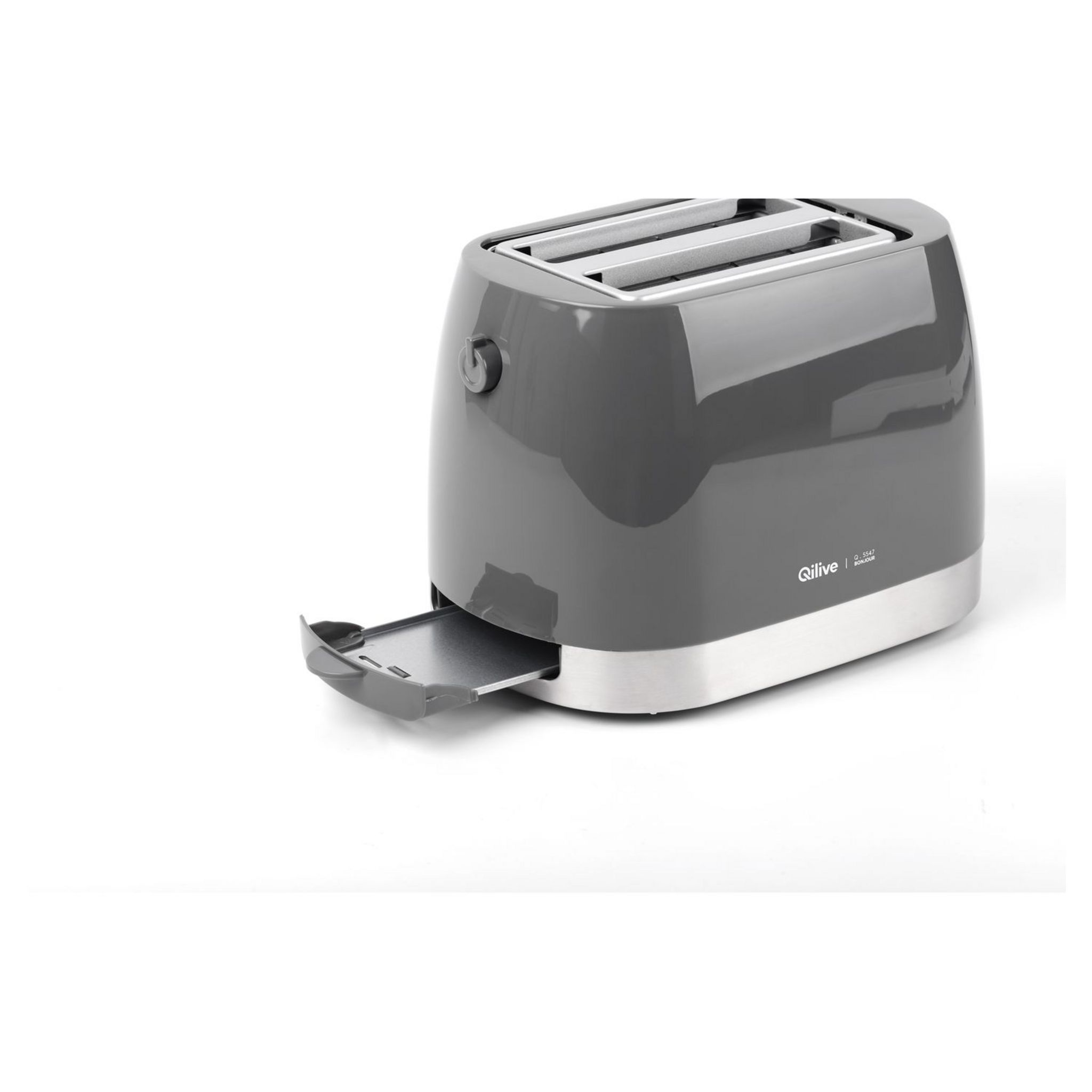 Voir la diapositive 3 : QILIVE Grille pain 79262 - Gris