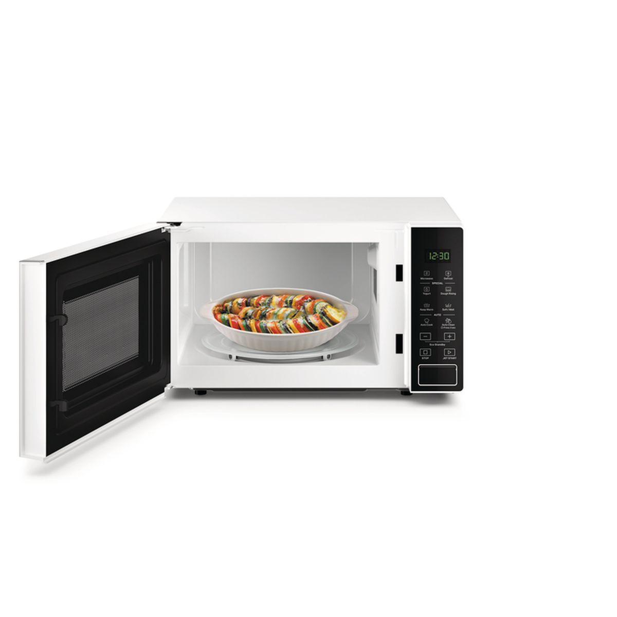 Voir la diapositive 4 : WHIRLPOOL Micro-ondes multifonction MWP201W - 900 W - Capacité 20 L - Blanc