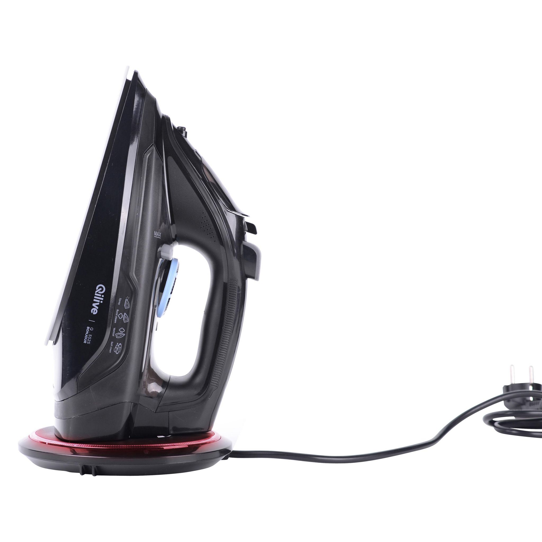 Voir la diapositive 4 : QILIVE Fer à repasser sans fil Q.5525 - Noir