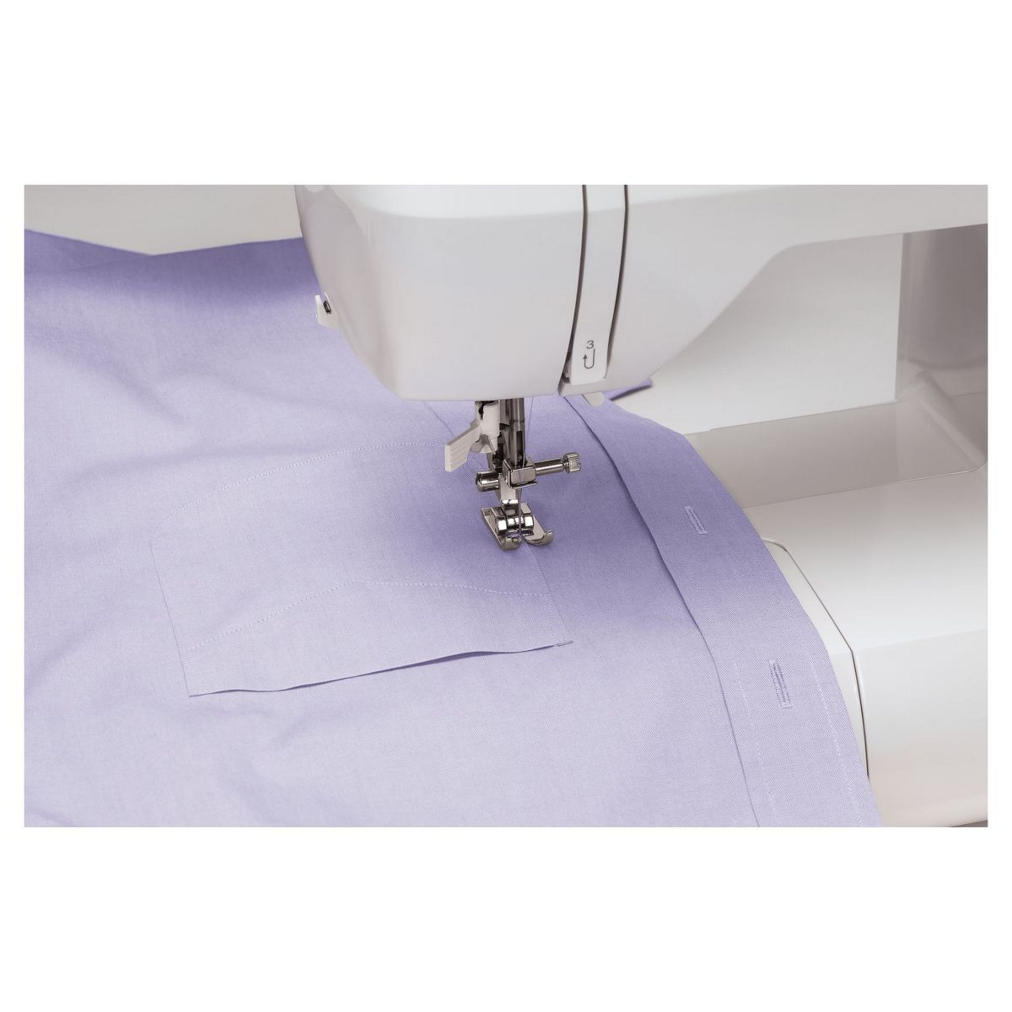 Voir la diapositive 5 : SINGER Machine à coudre STARLET 6680 - Blanc