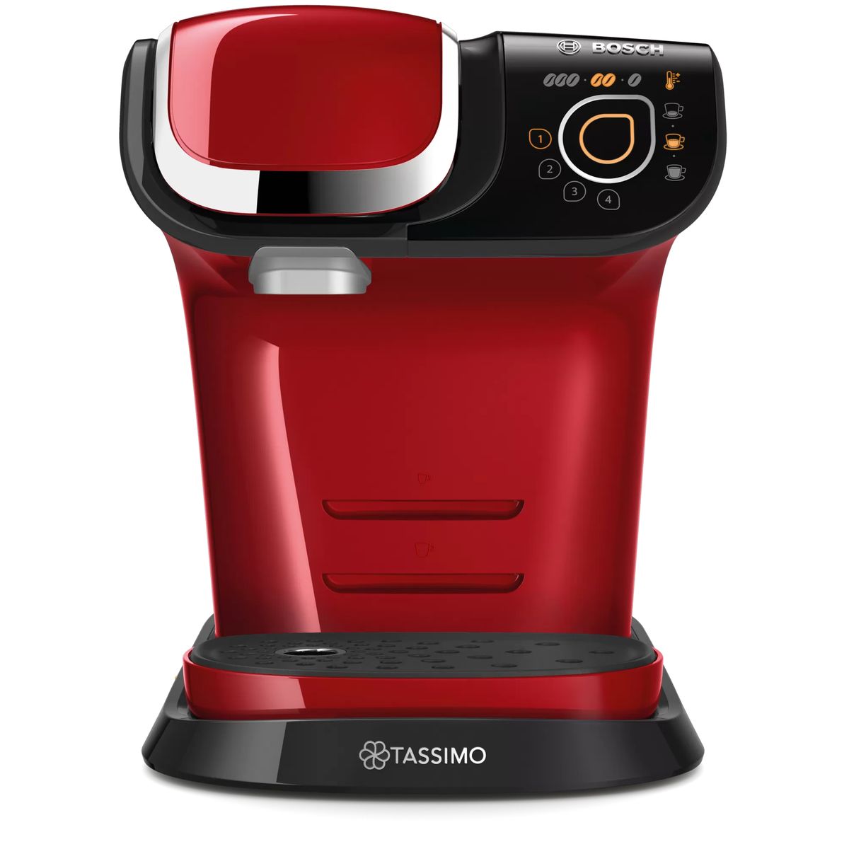 Voir la diapositive 3 : BOSCH Cafetière à dosette Tassimo TAS6503 - Rouge