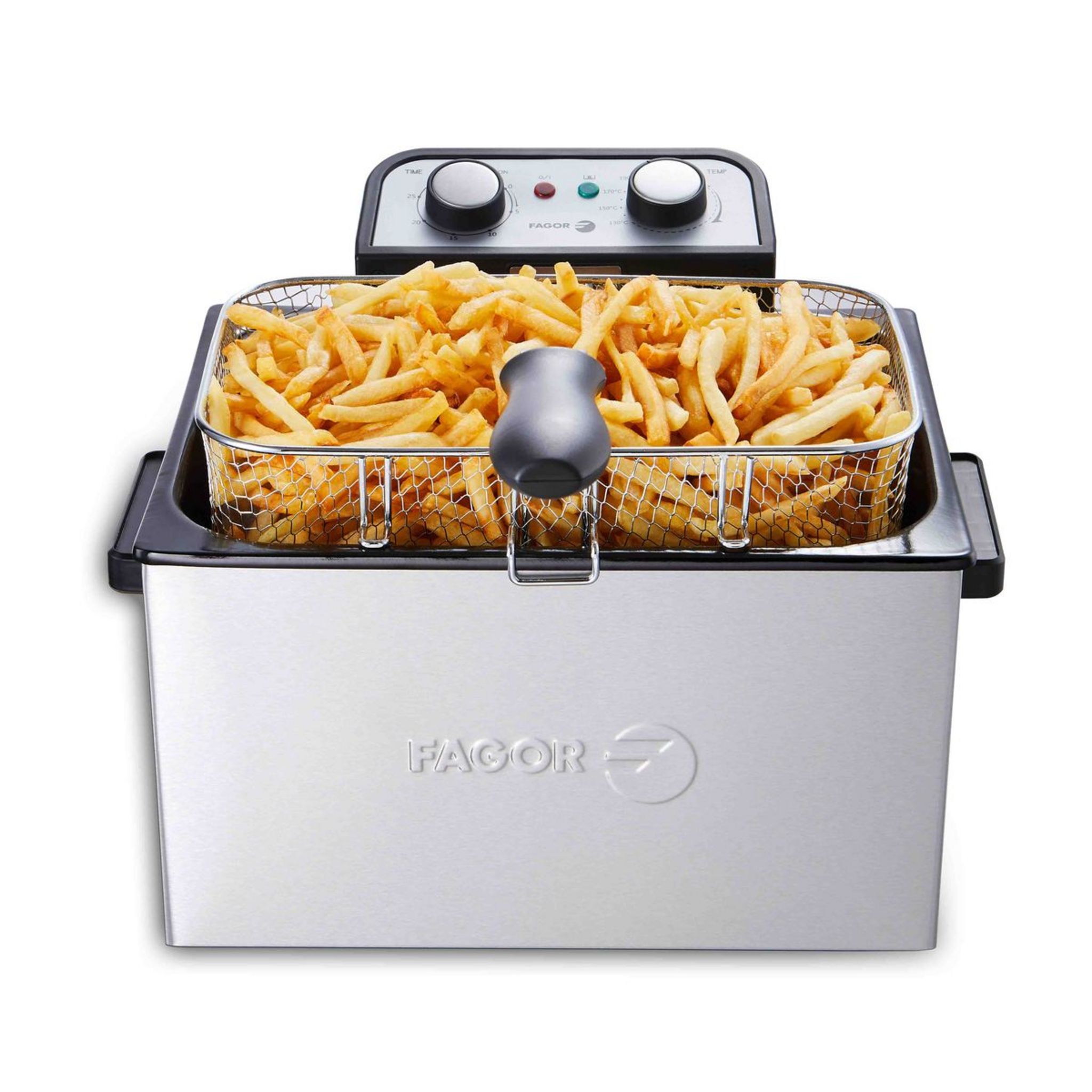 Voir la diapositive 8 : FAGOR Friteuse électrique FG777 - Inox