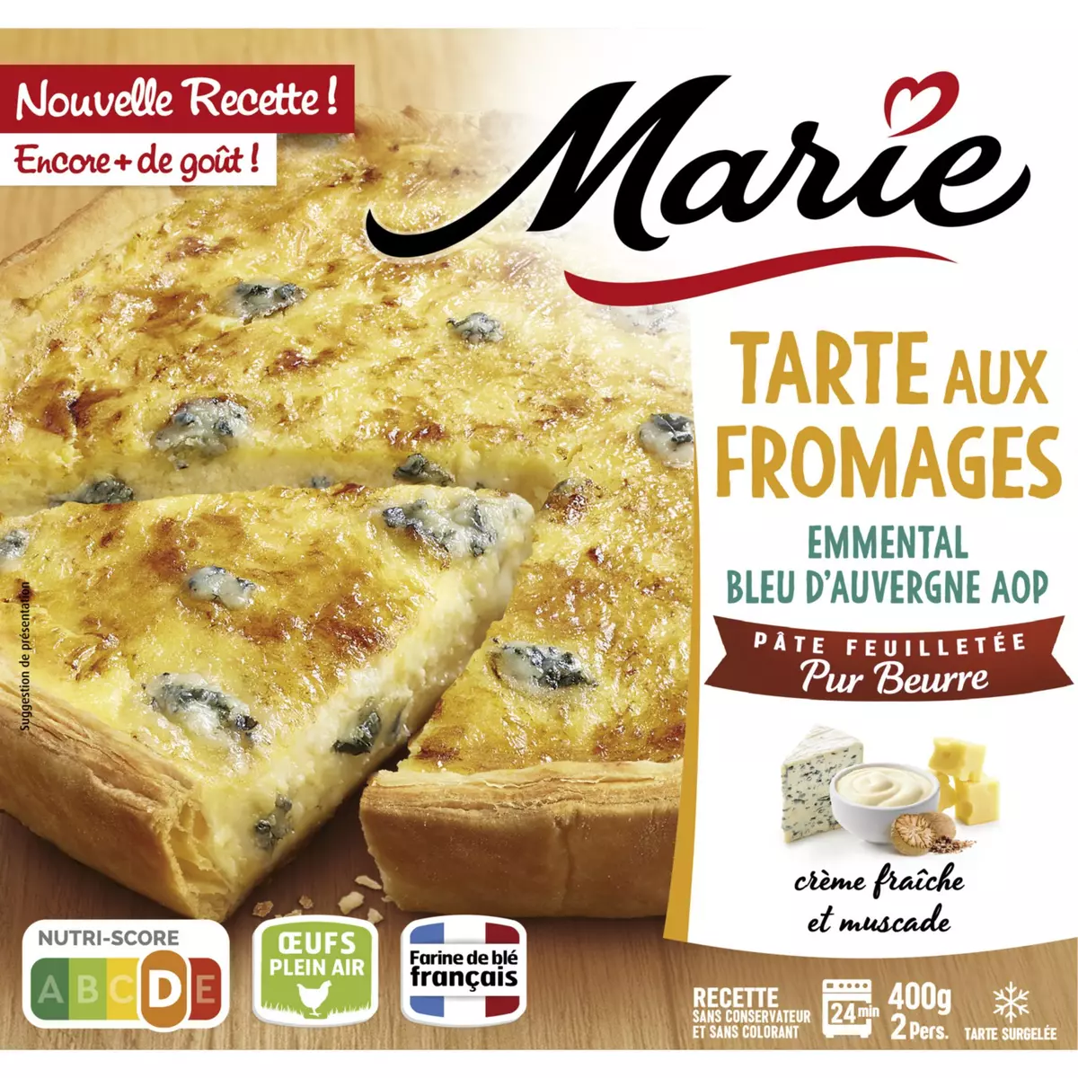 MARIE Tarte aux fromage 400g
